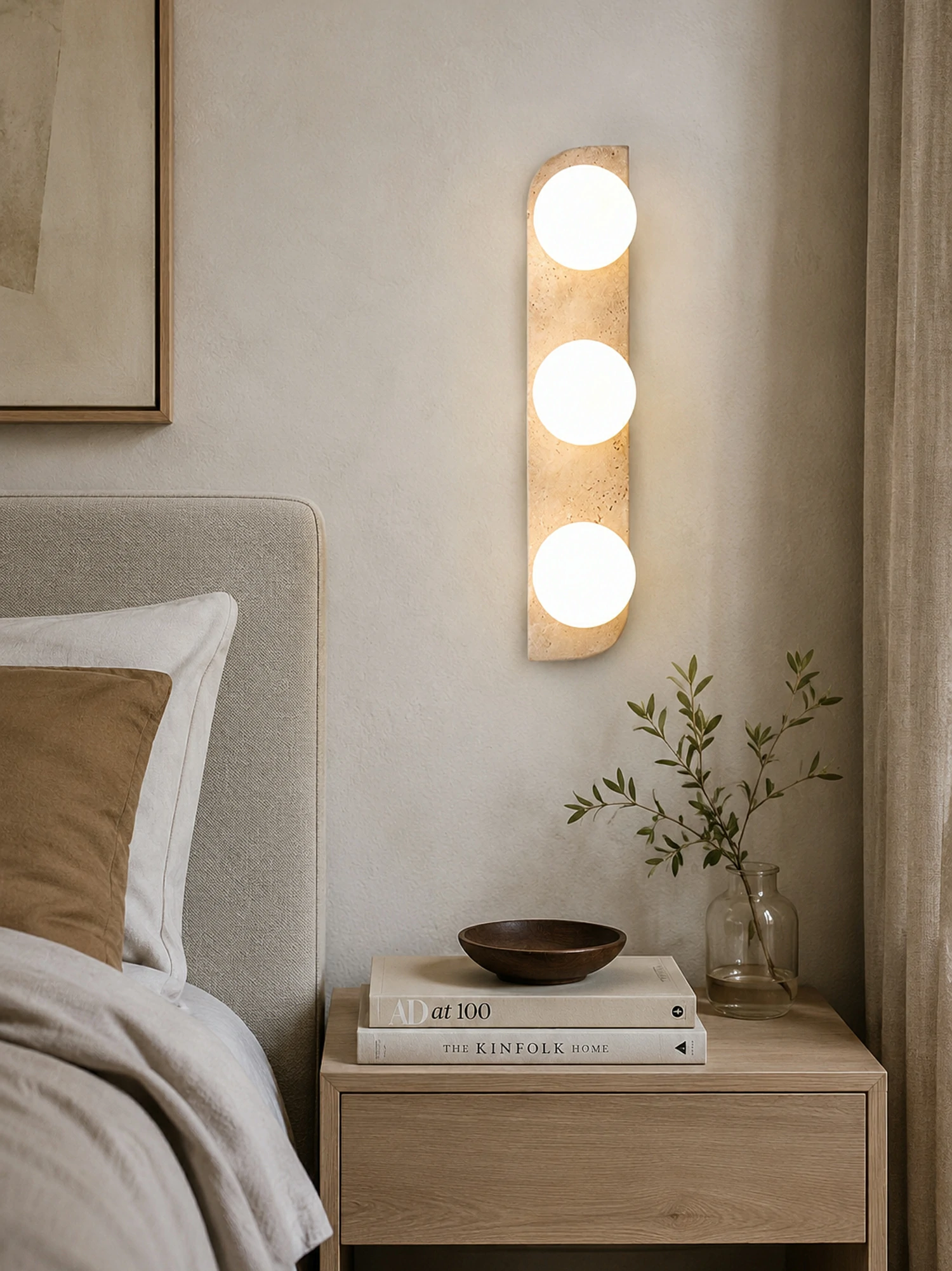 Elysian Travertine Wall Light - Image 2