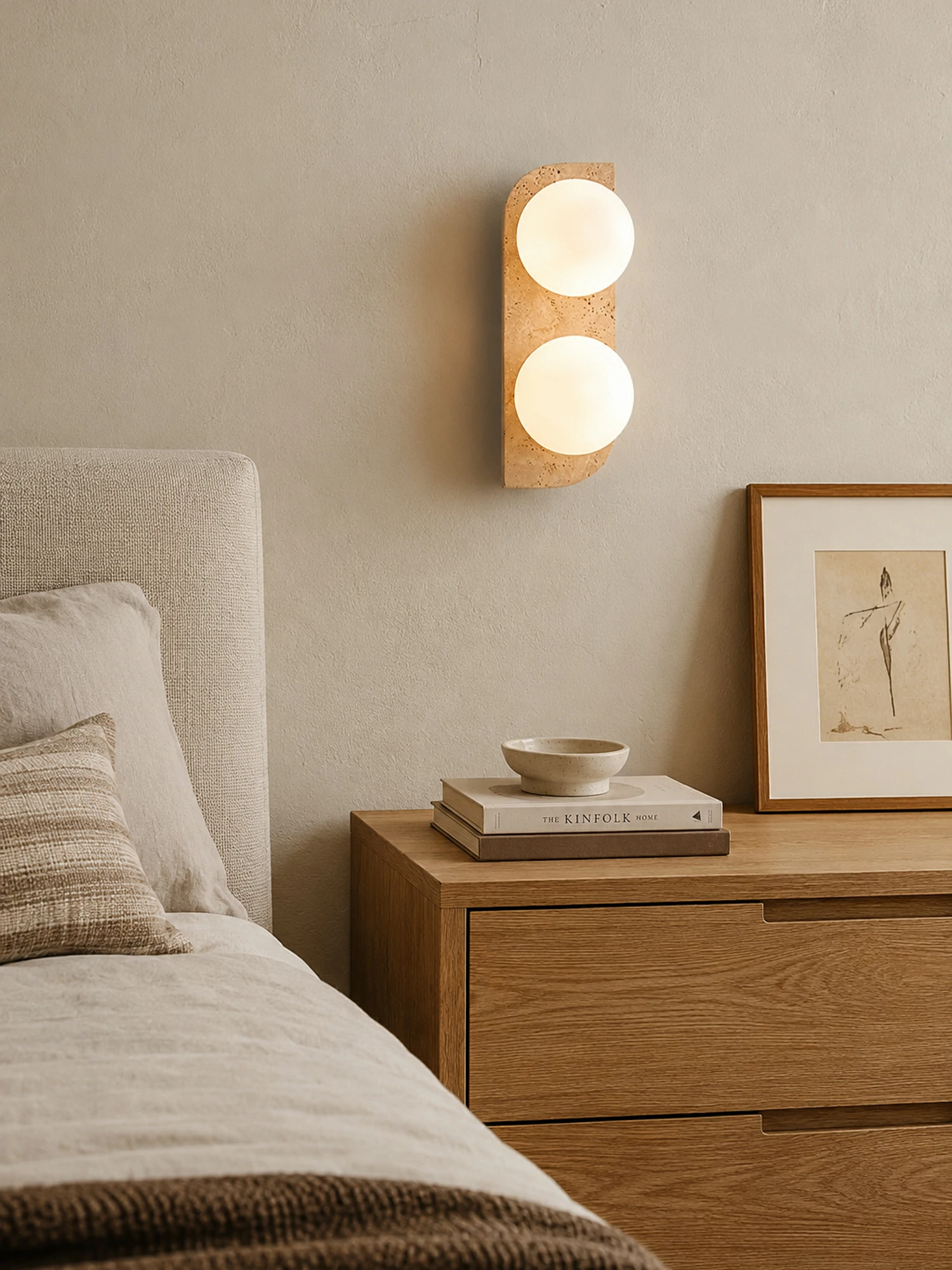 Elysian Travertine Wall Light - Image 4