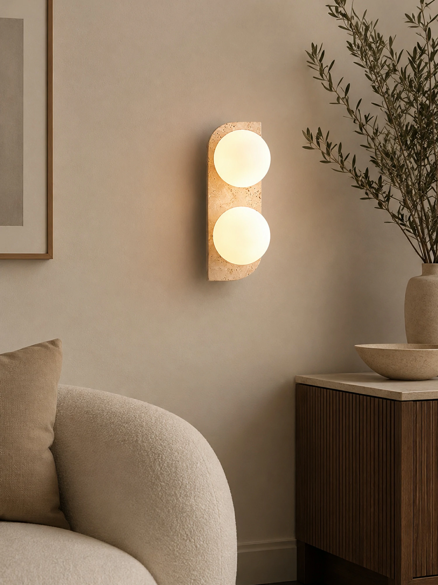 Elysian Travertine Wall Light - Image 5