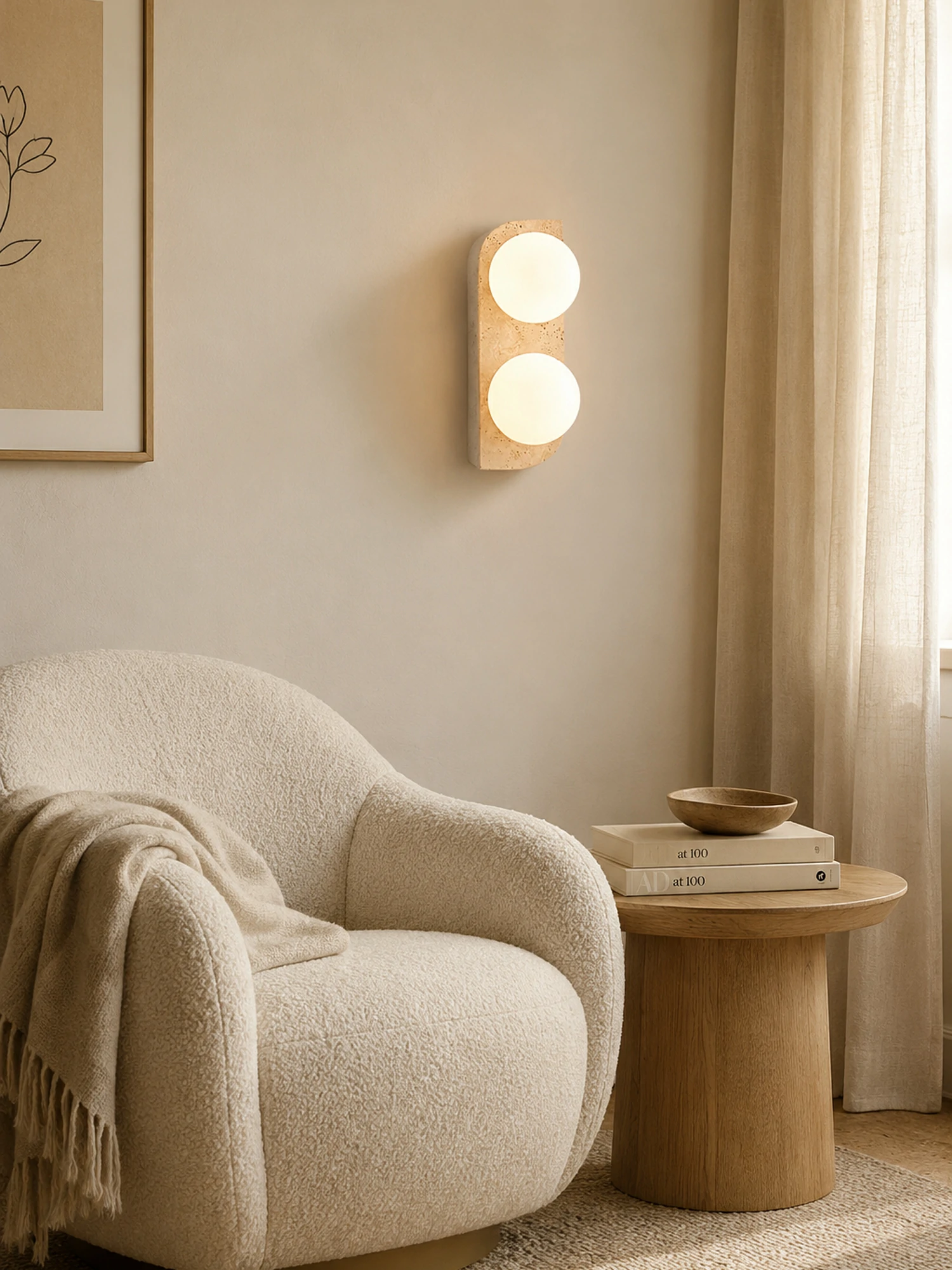 Elysian Travertine Wall Light - Image 6