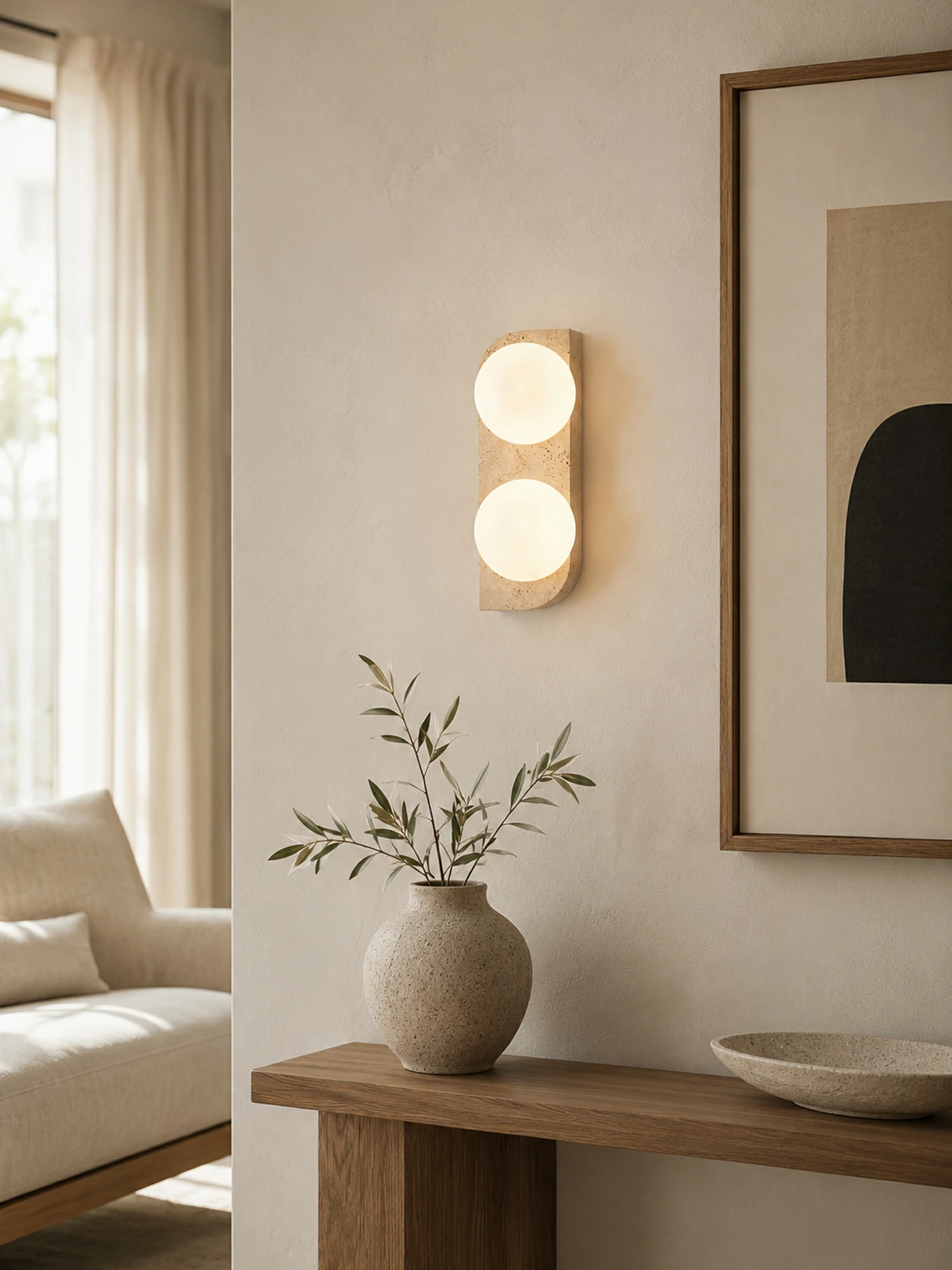 Elysian Travertine Wall Light - Image 7