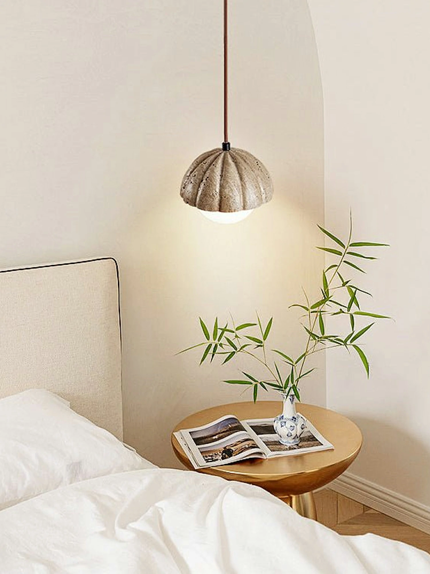 Fluted Orb Pendant Lamp - Image 8