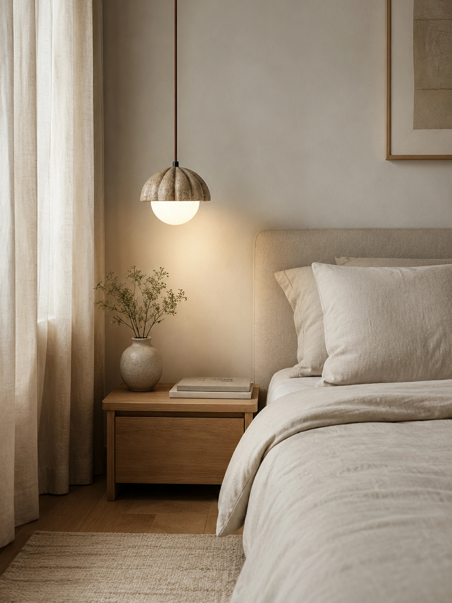 Fluted Orb Pendant Lamp - Image 10