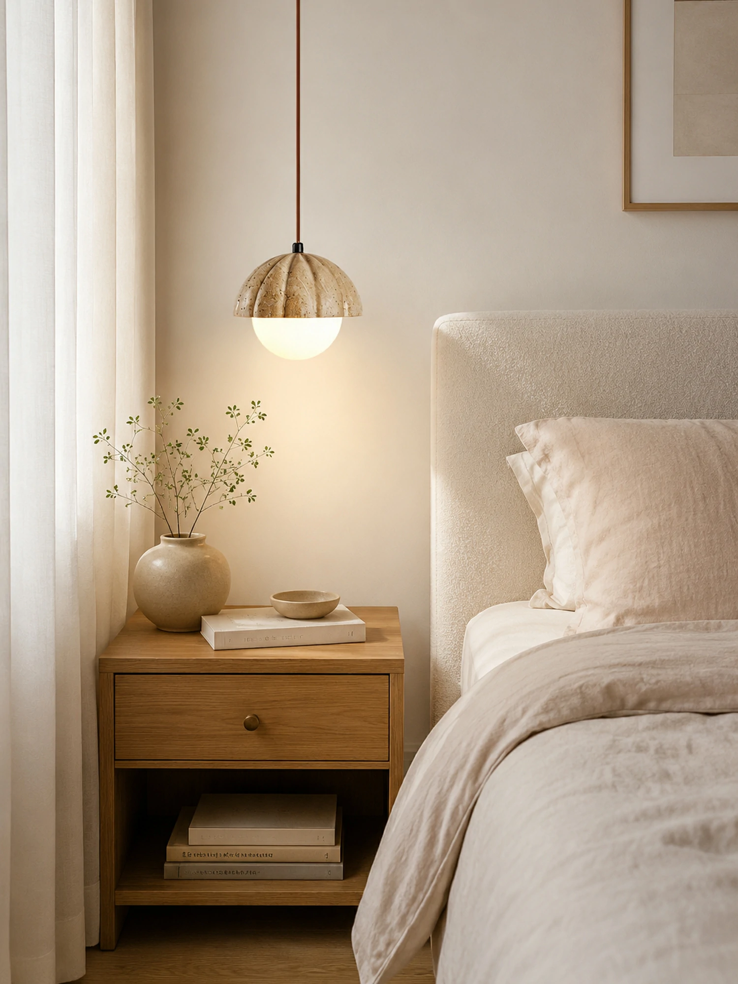 Fluted Orb Pendant Lamp - Image 5