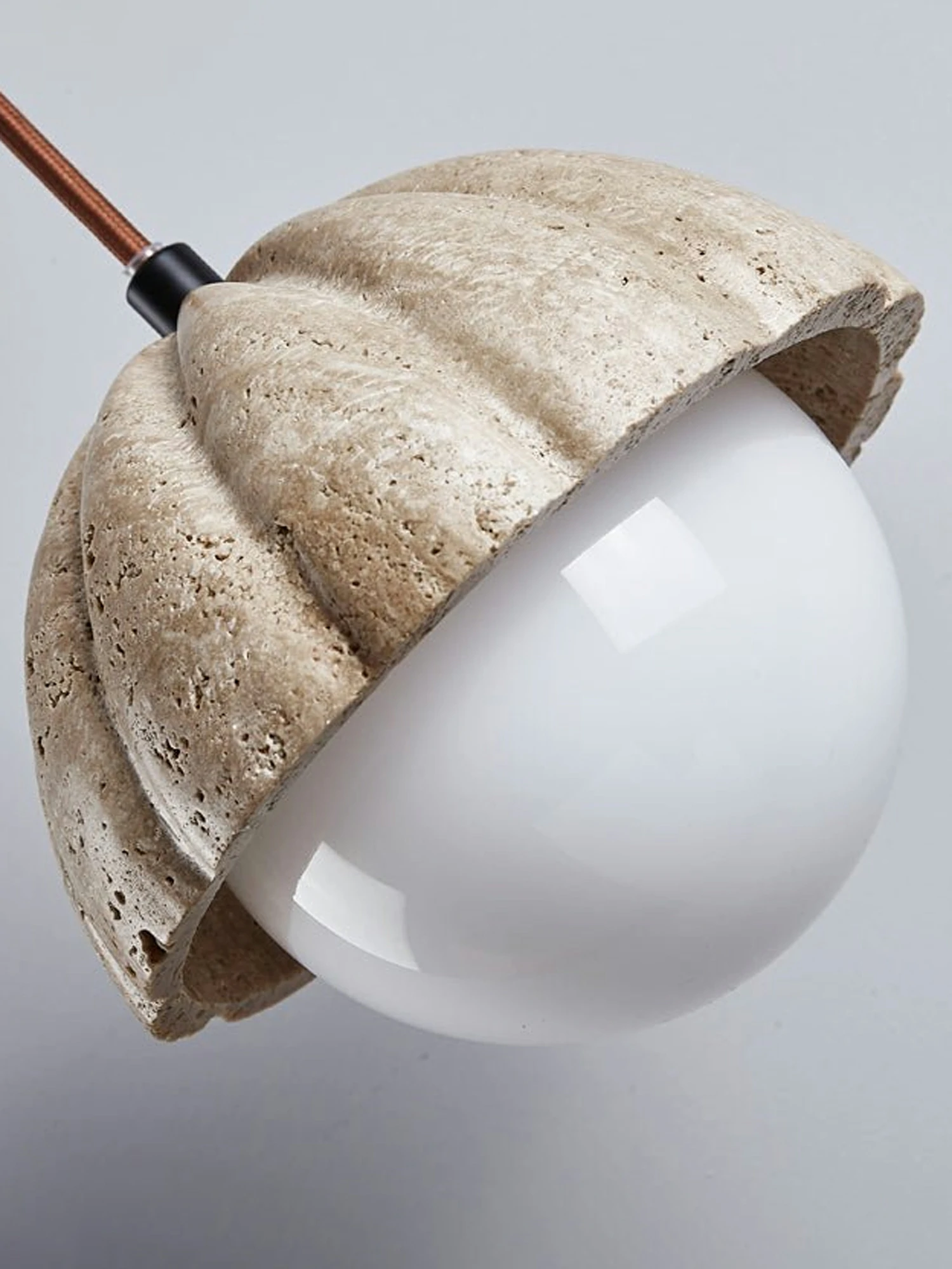 Fluted Orb Pendant Lamp - Image 15