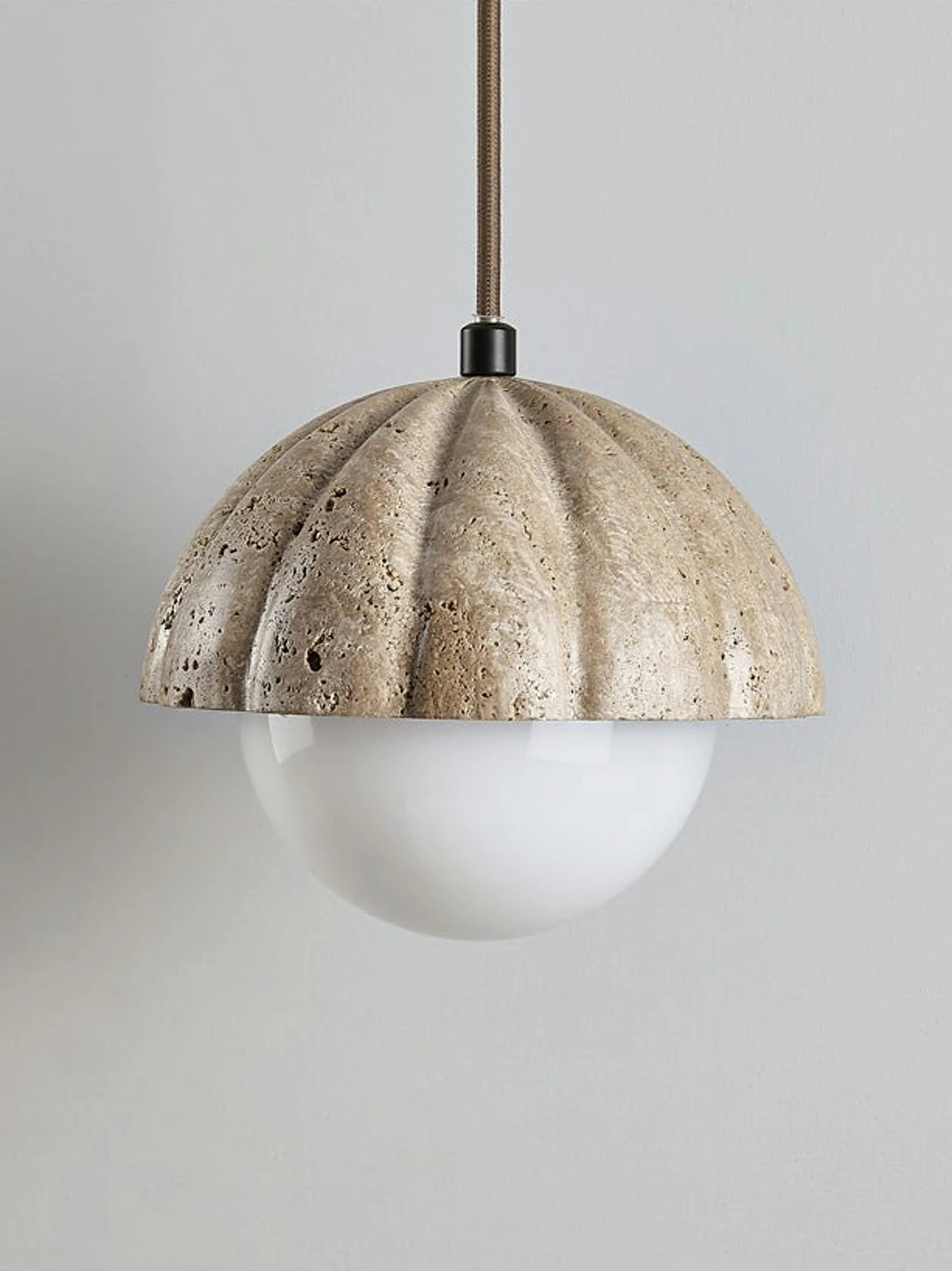 Fluted Orb Pendant Lamp - Image 13