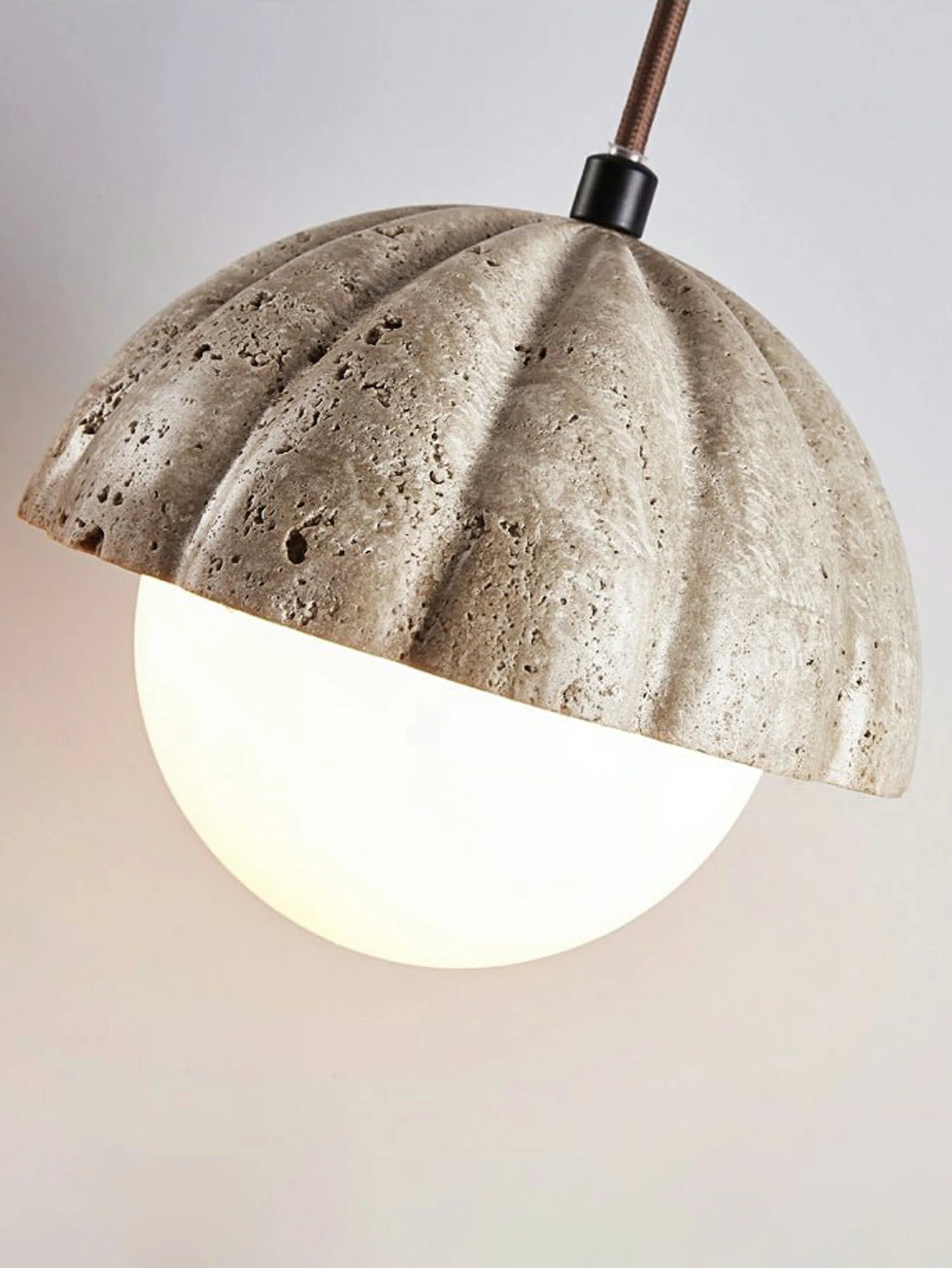 Fluted Orb Pendant Lamp - Image 16