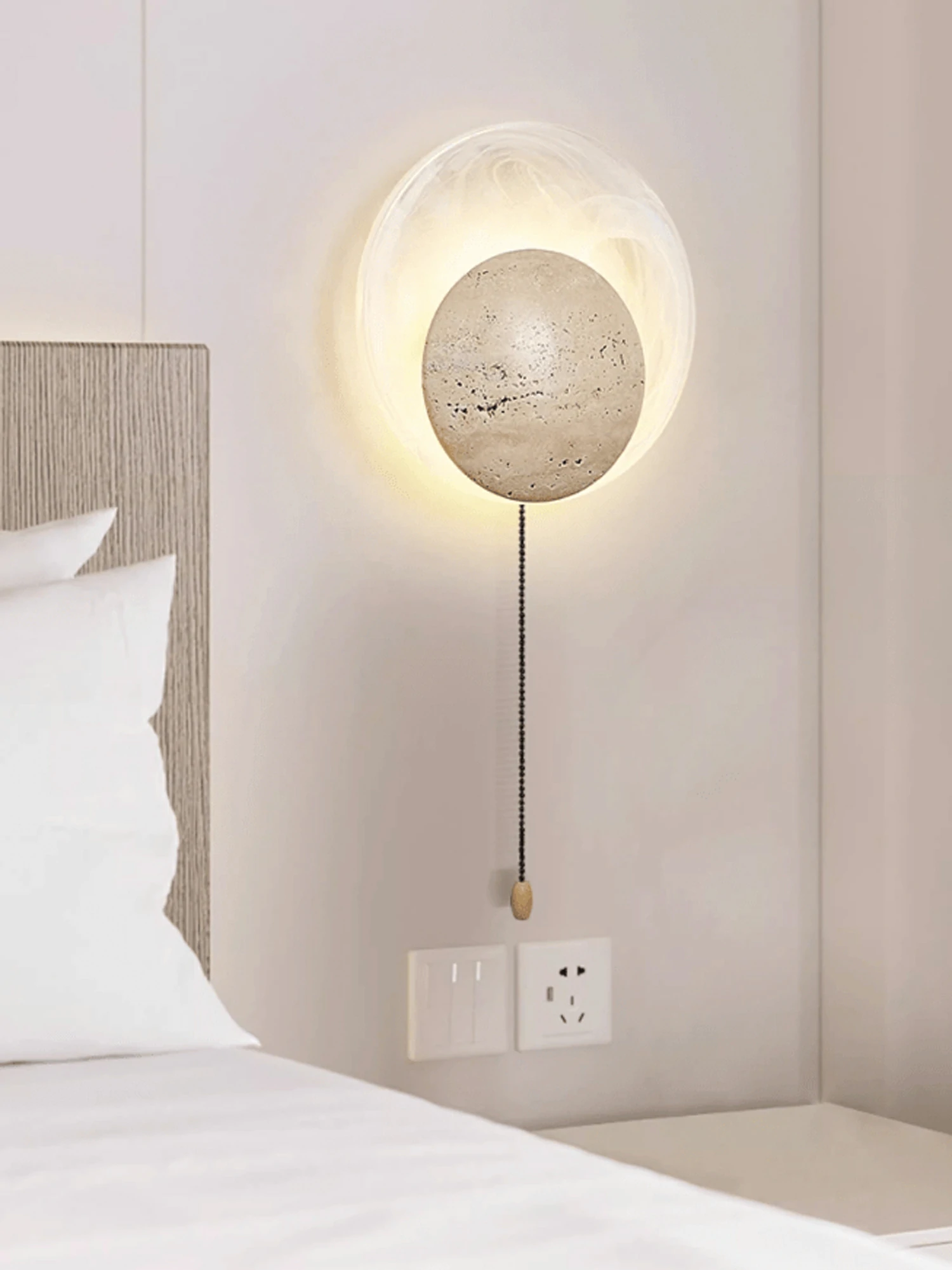 Genesis Travertine Wall Lamp - Image 5