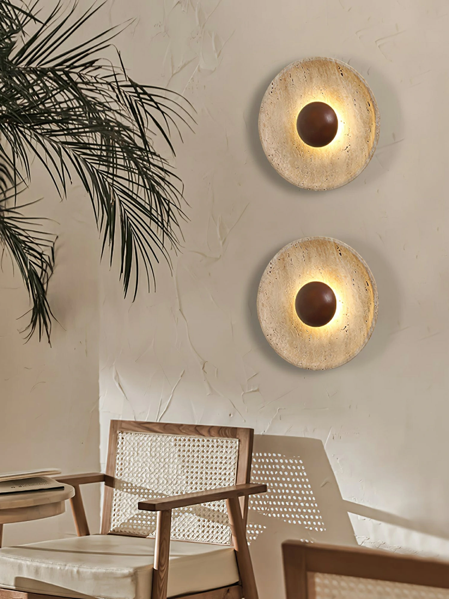 Halo Travertine Wall Light - Image 7