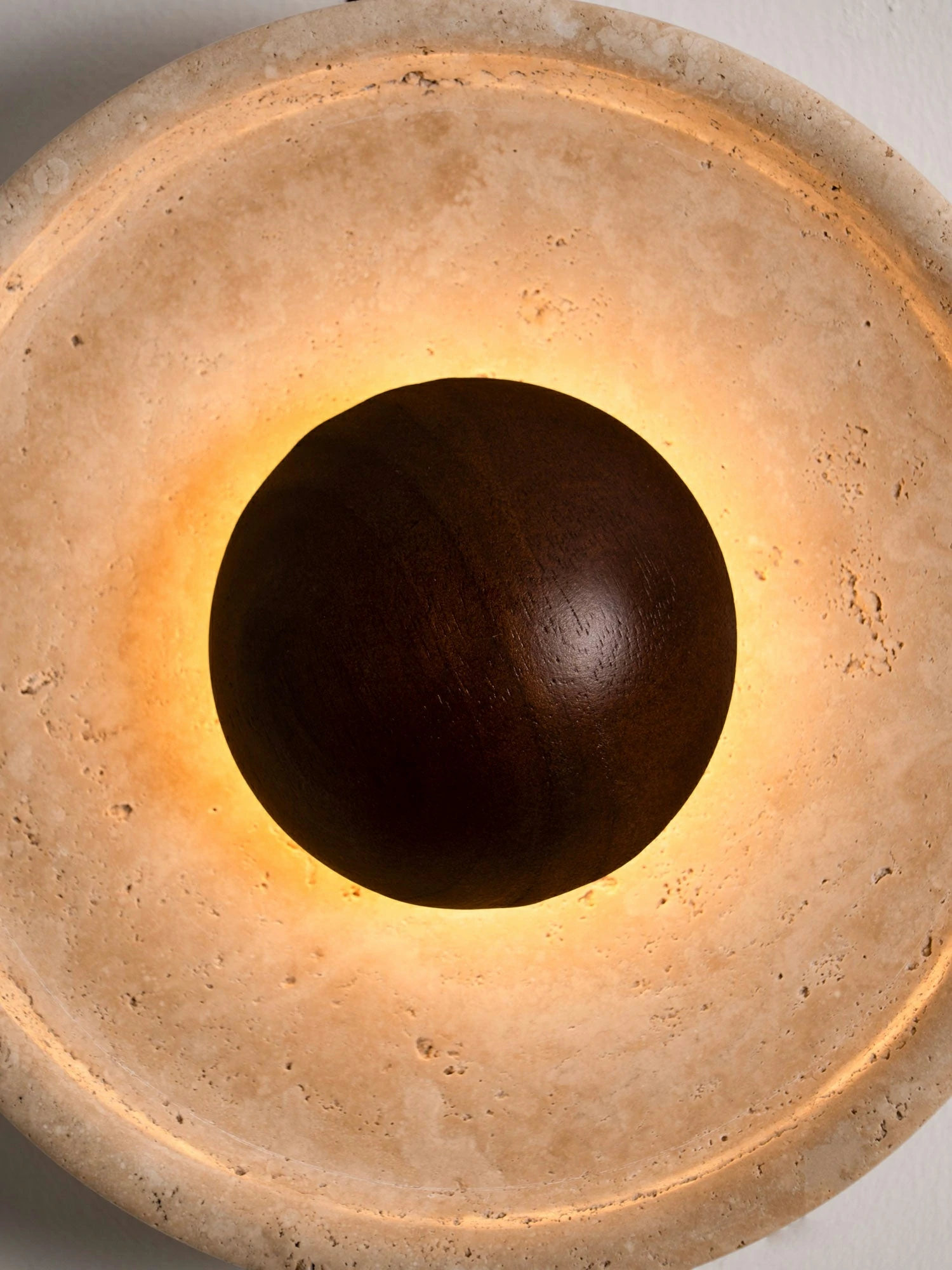 Halo Travertine Wall Light - Image 11