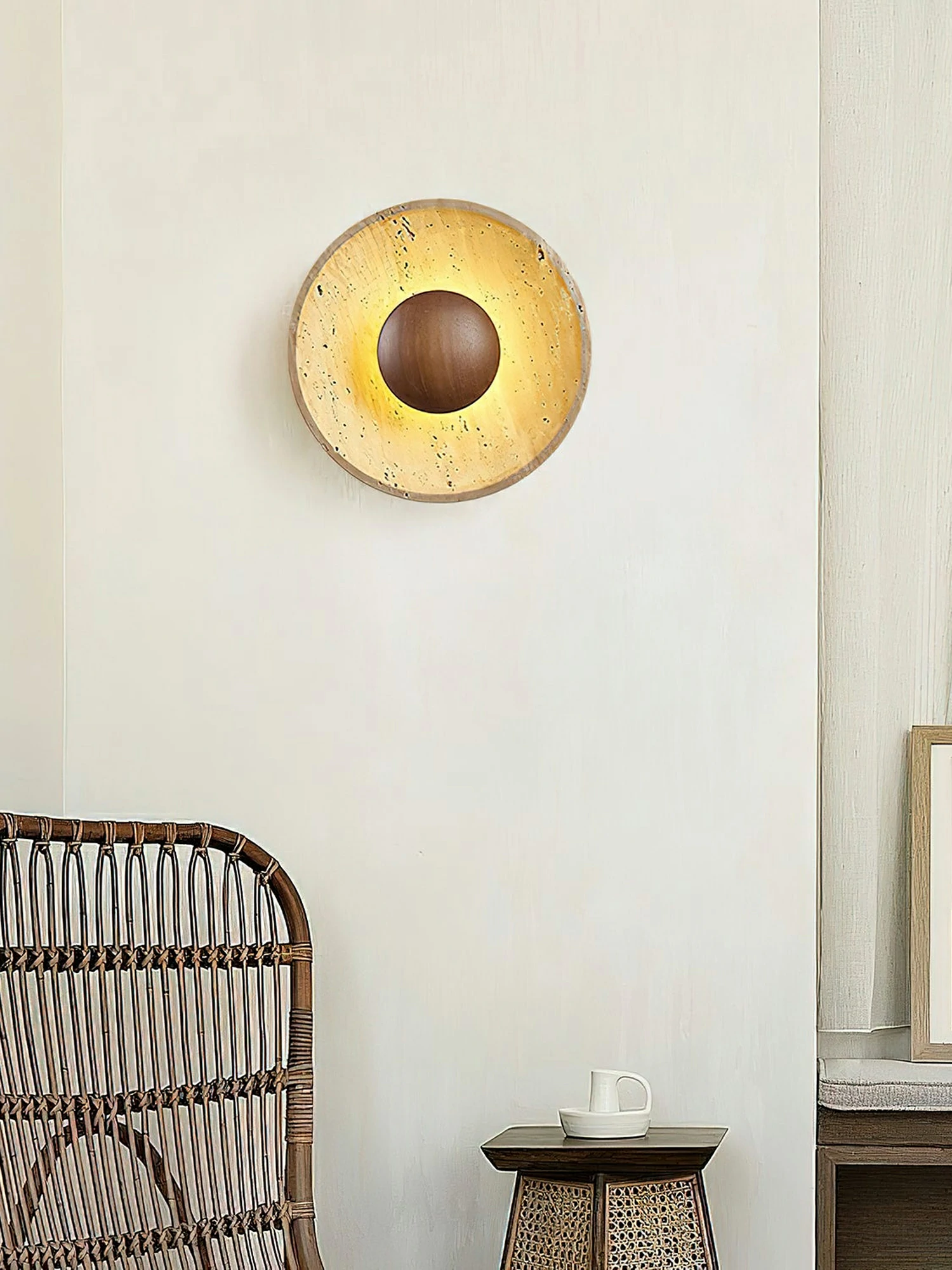 Halo Travertine Wall Light - Image 8