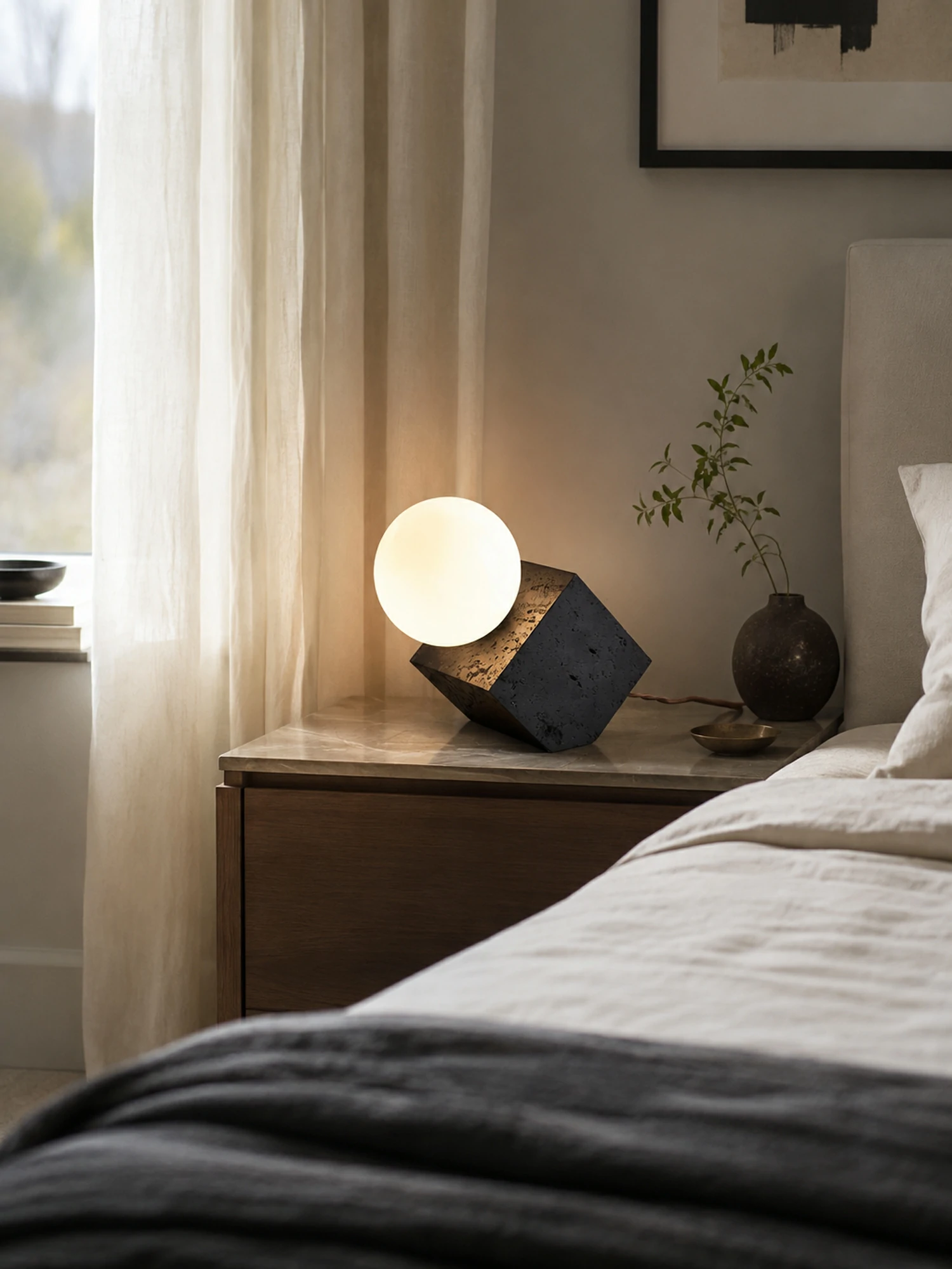 Cube Stone Table Lamp - Image 13