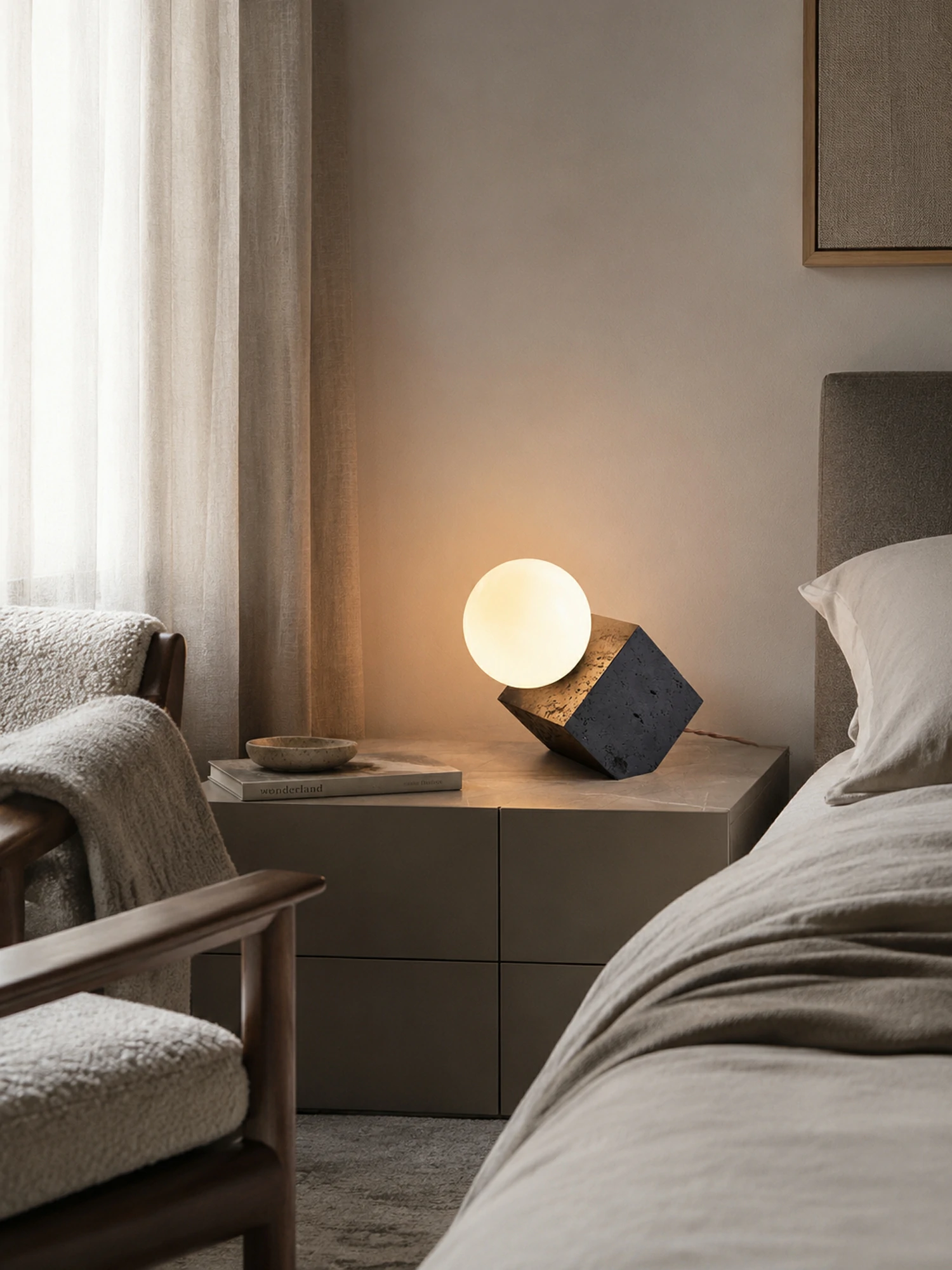 Cube Stone Table Lamp - Image 15
