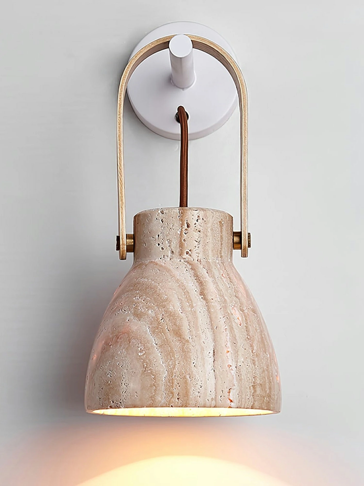 Lanta Arc Stone Sconce - Image 13