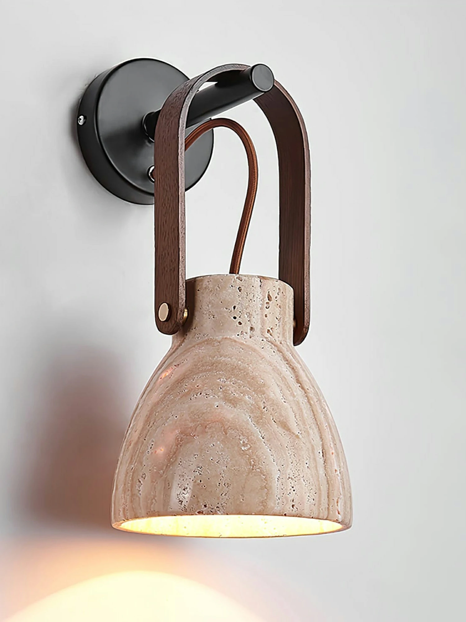 Lanta Arc Stone Sconce - Image 9