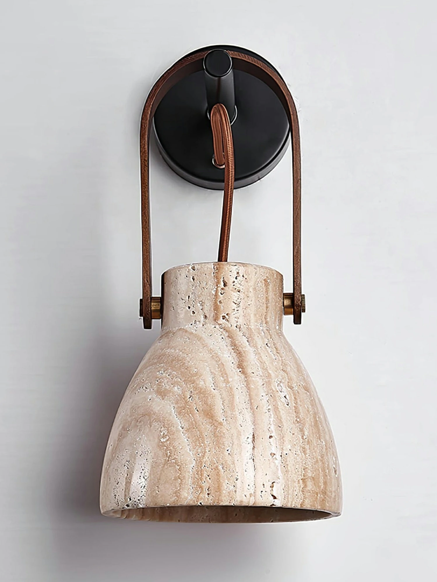 Lanta Arc Stone Sconce - Image 8