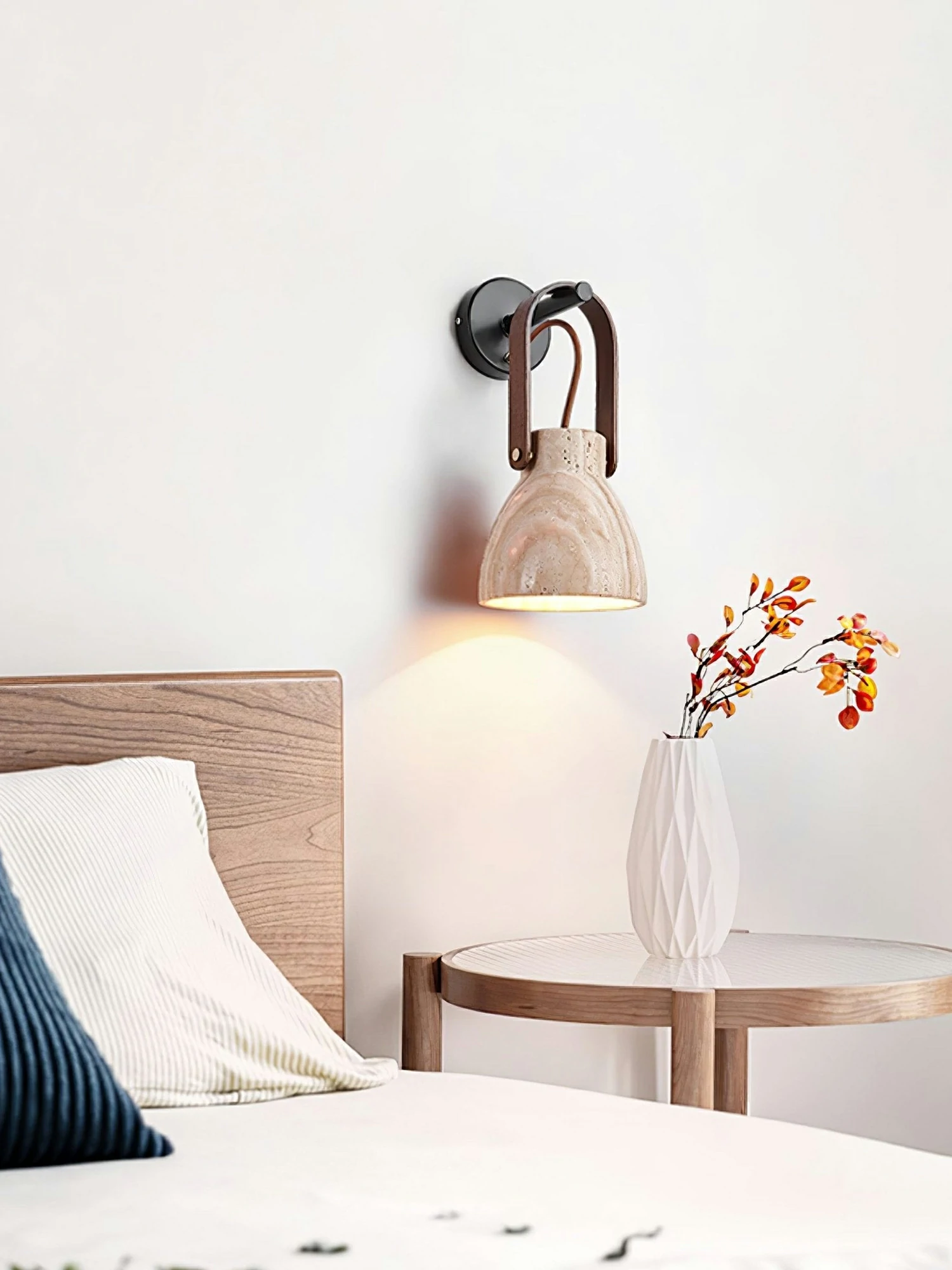 Lanta Arc Stone Sconce - Image 5
