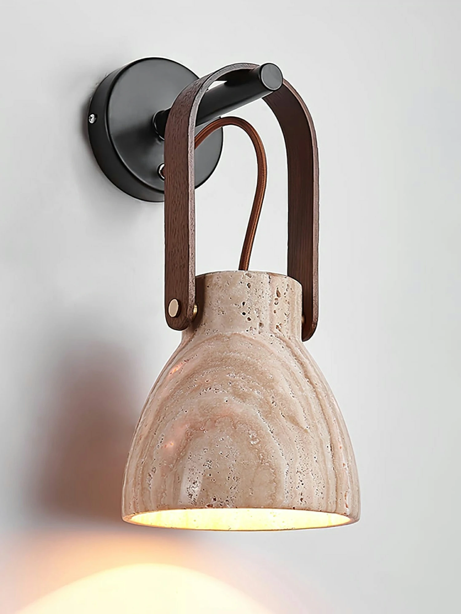 Lanta Arc Stone Sconce - Image 10