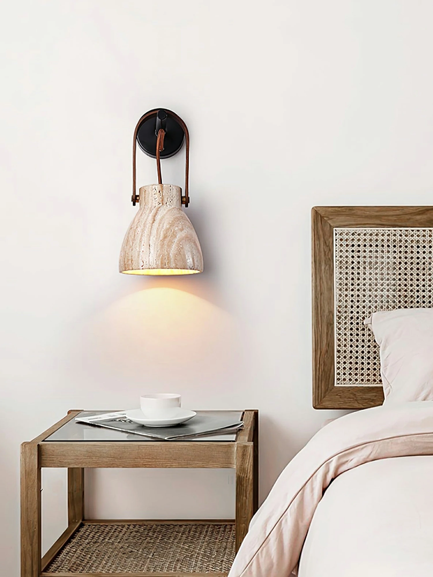 Lanta Arc Stone Sconce - Image 6