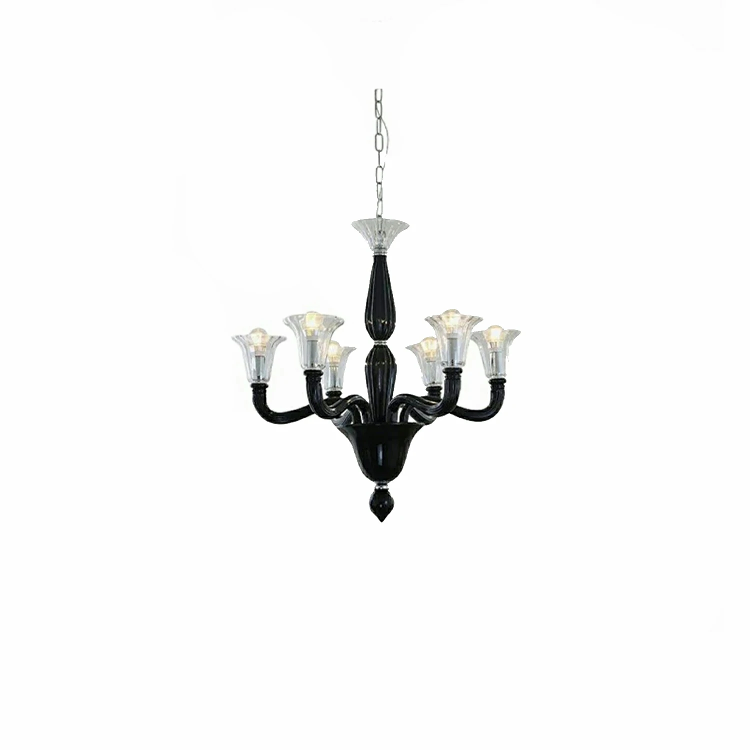 Black Candle Chandelier