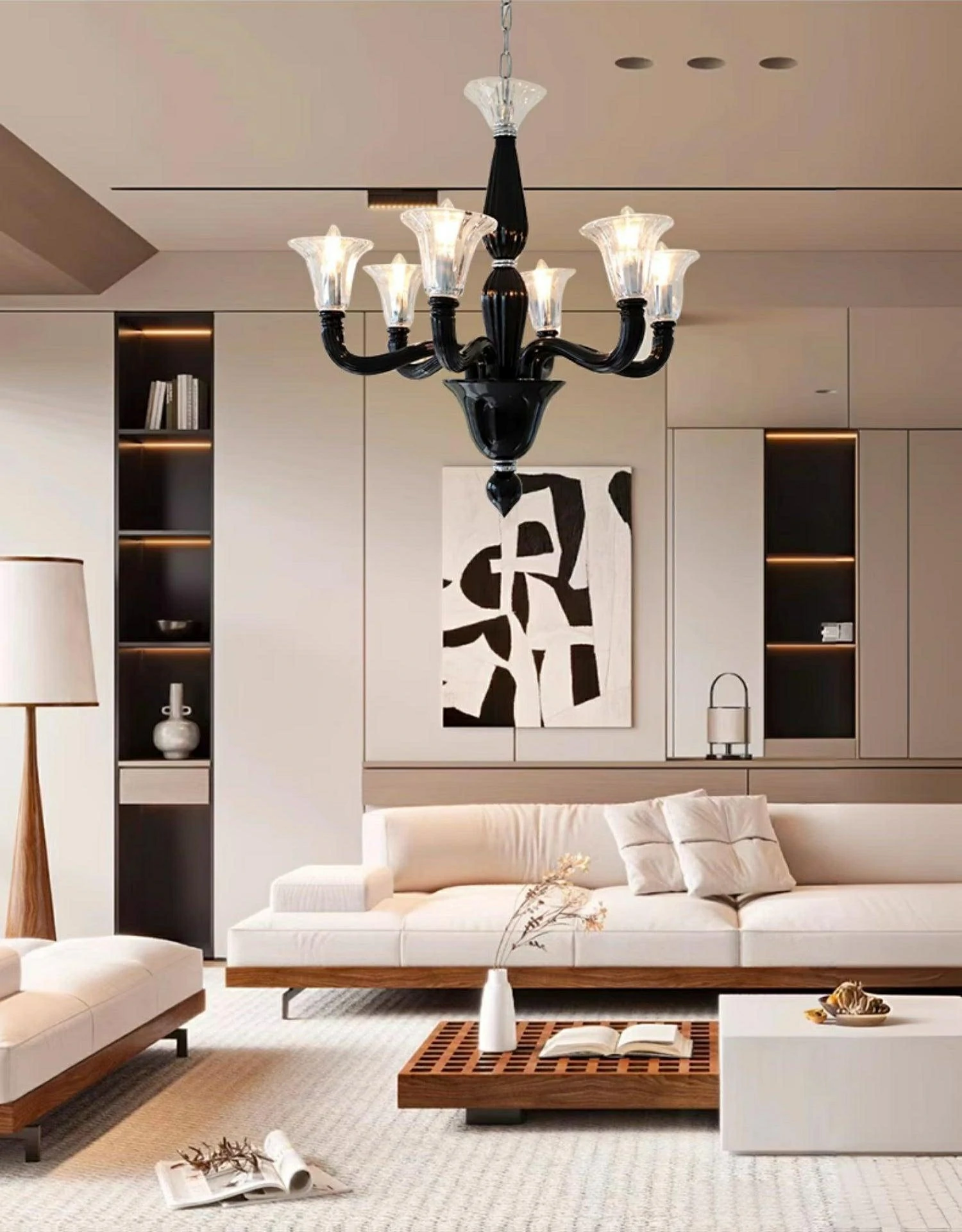 Black Candle Chandelier - Image 2