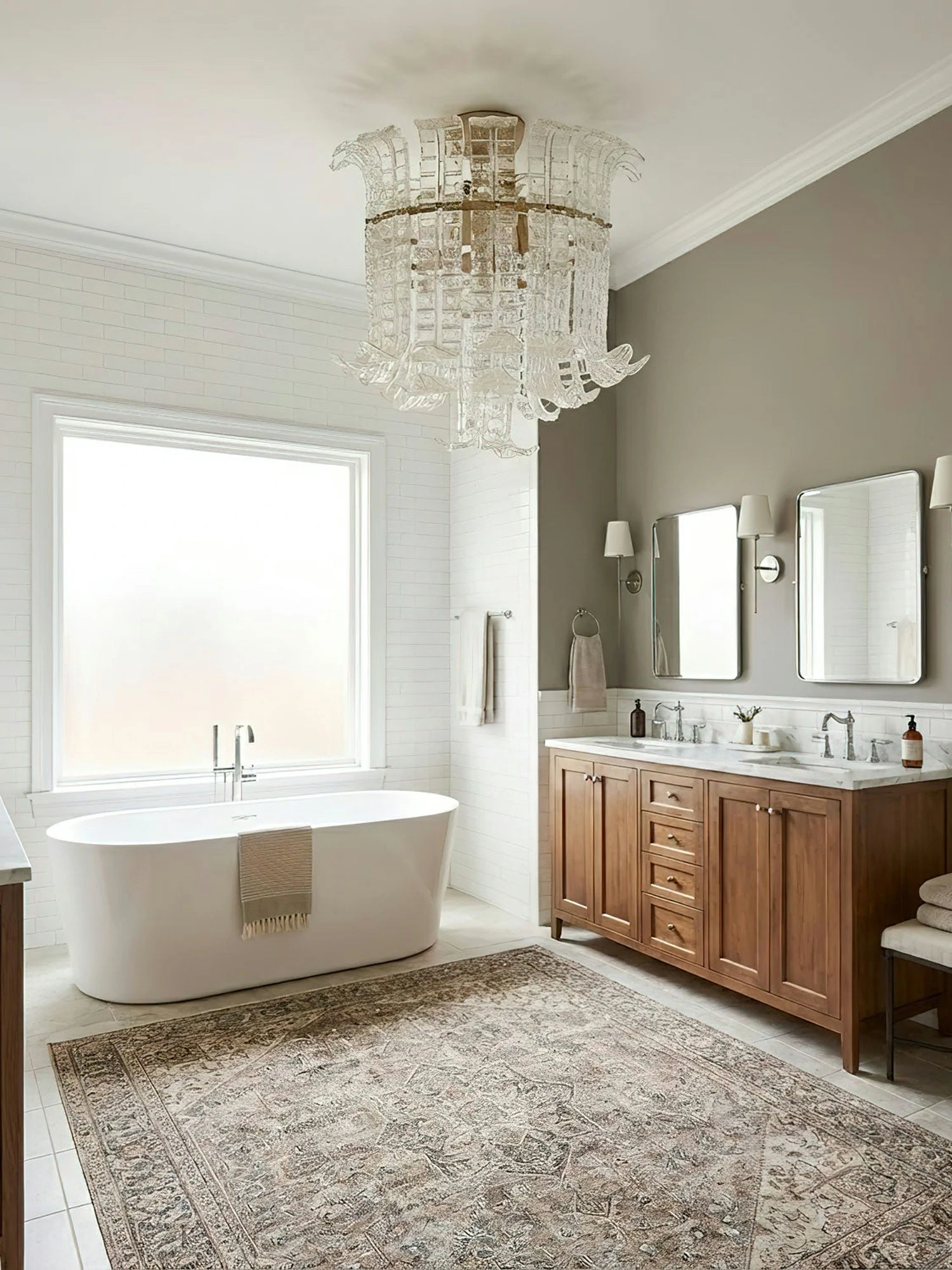Calista Glass Ceiling Lamp - Image 4