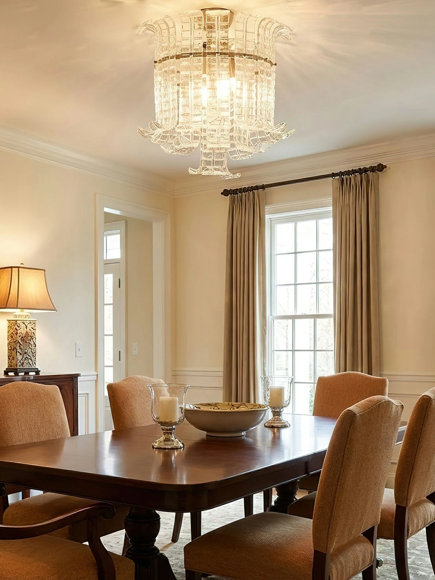 Calista Glass Ceiling Lamp - Image 8