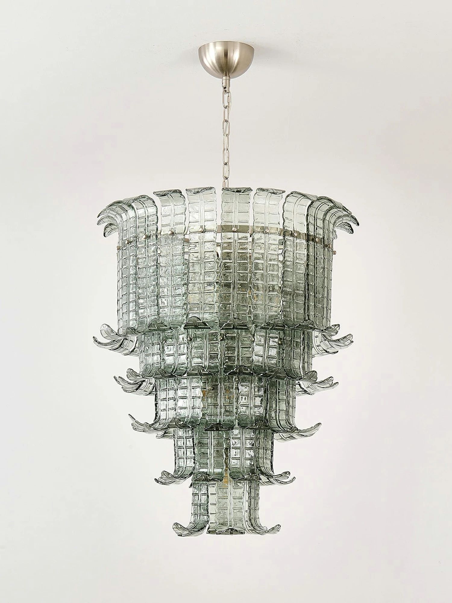 Cascade Glass Green Chandelier - Image 23