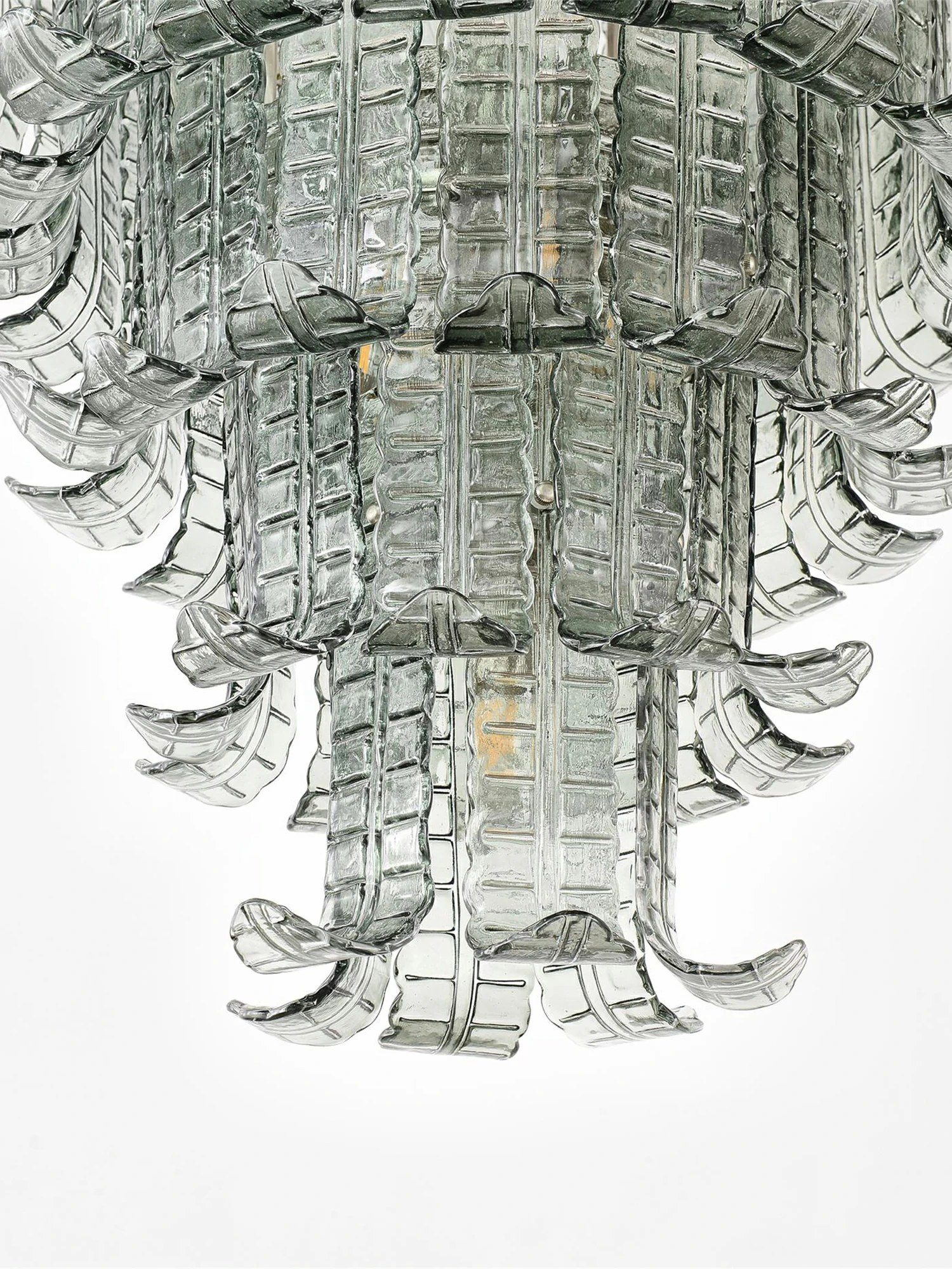 Cascade Glass Green Chandelier - Image 26