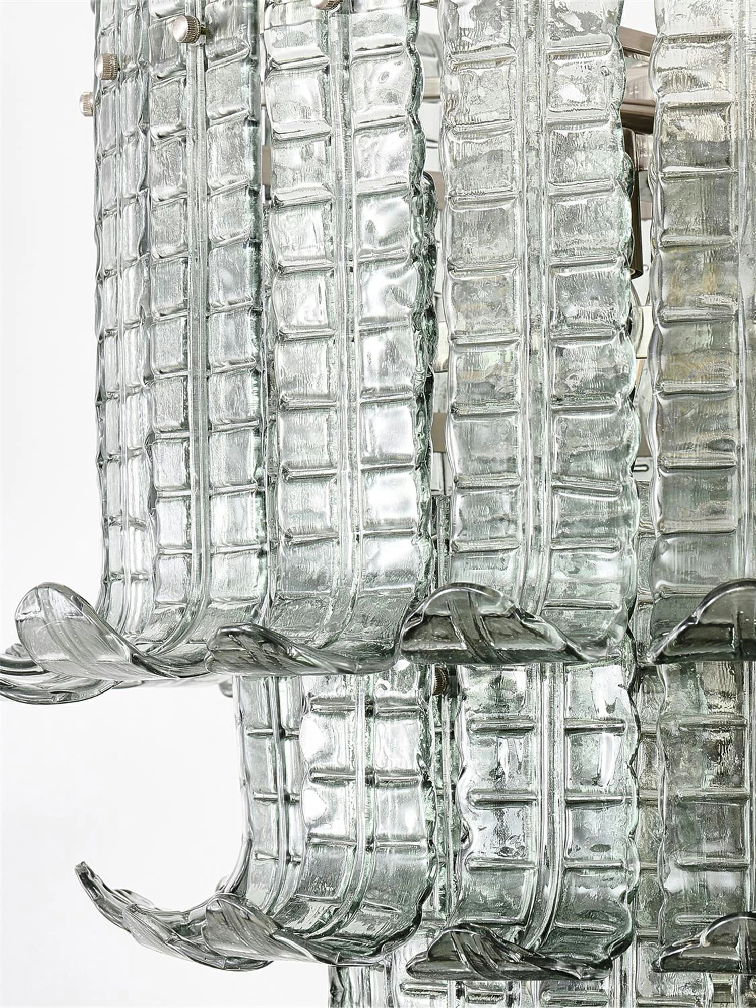 Cascade Glass Green Chandelier - Image 24