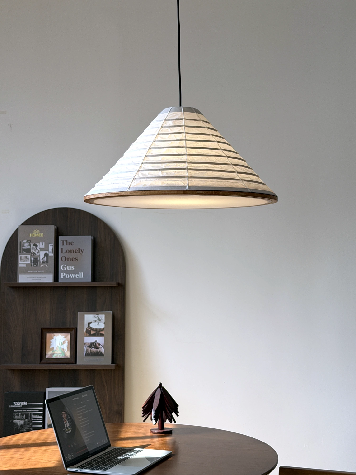 Cone Washi Pendant Lamp - Image 3