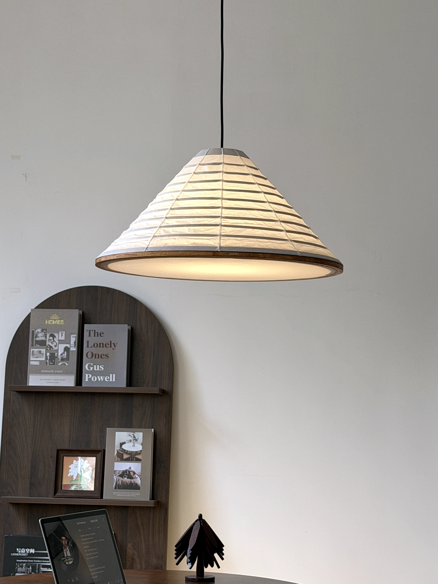 Cone Washi Pendant Lamp - Image 4