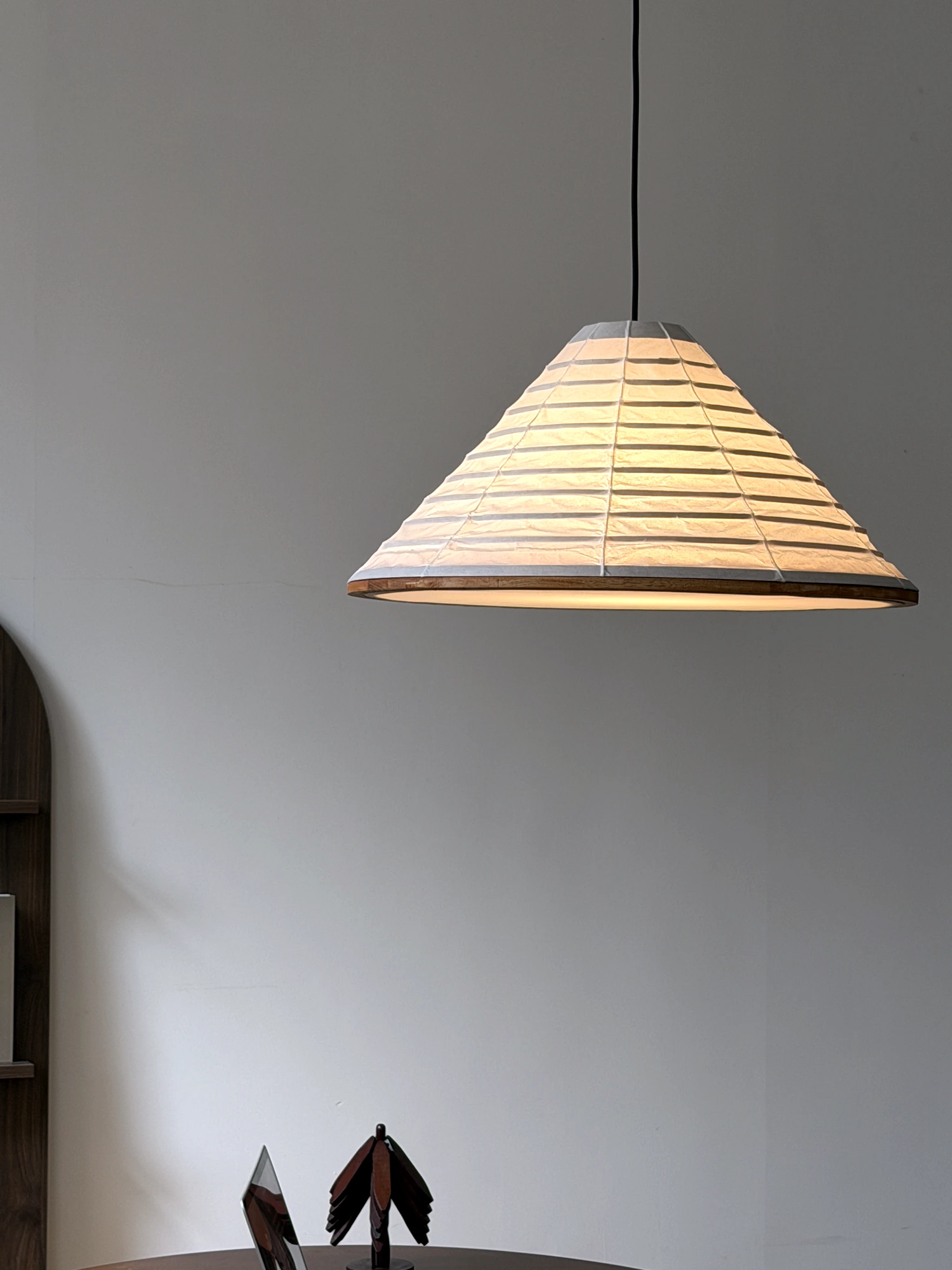 Cone Washi Pendant Lamp - Image 5