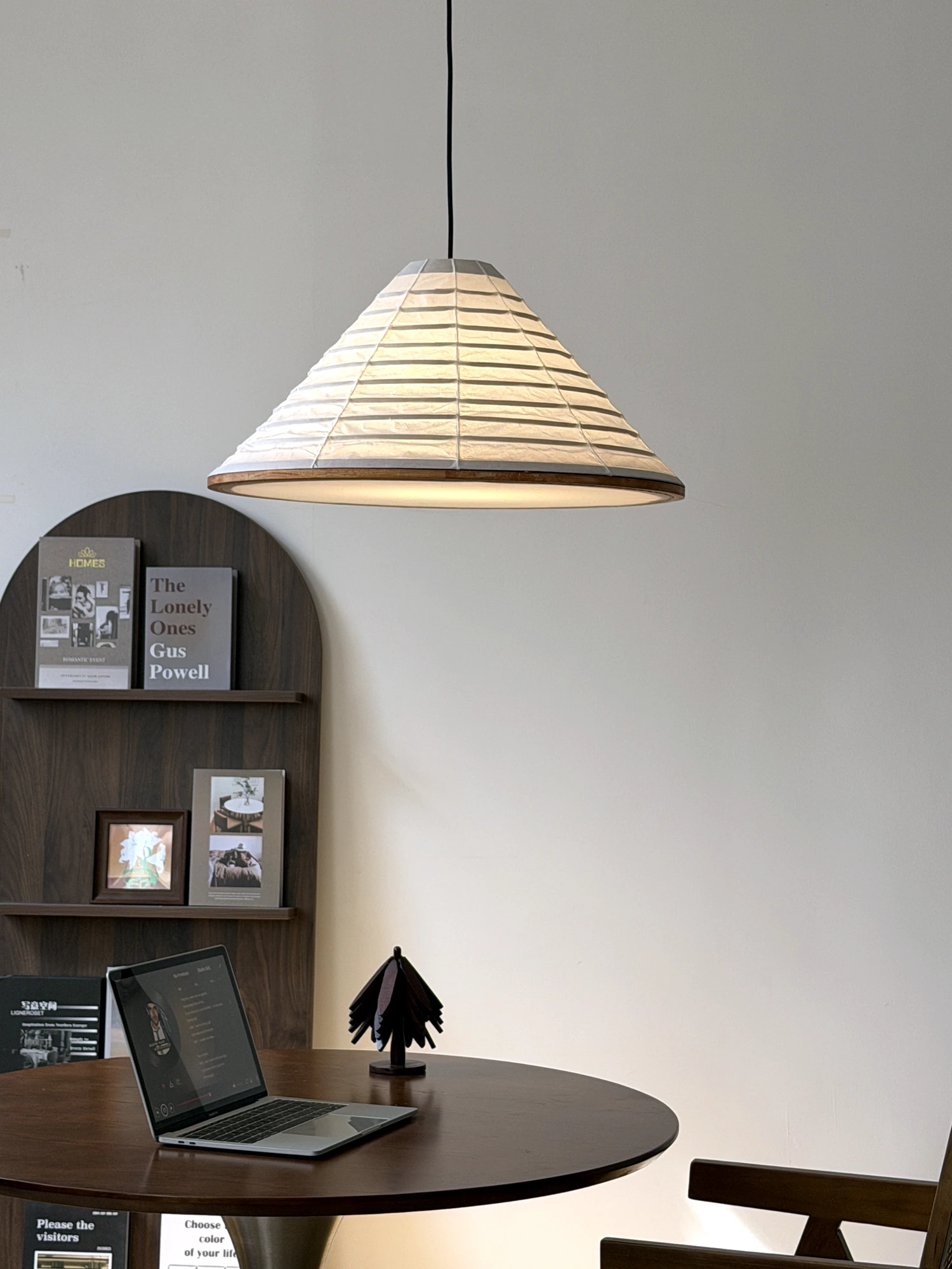 Cone Washi Pendant Lamp - Image 7