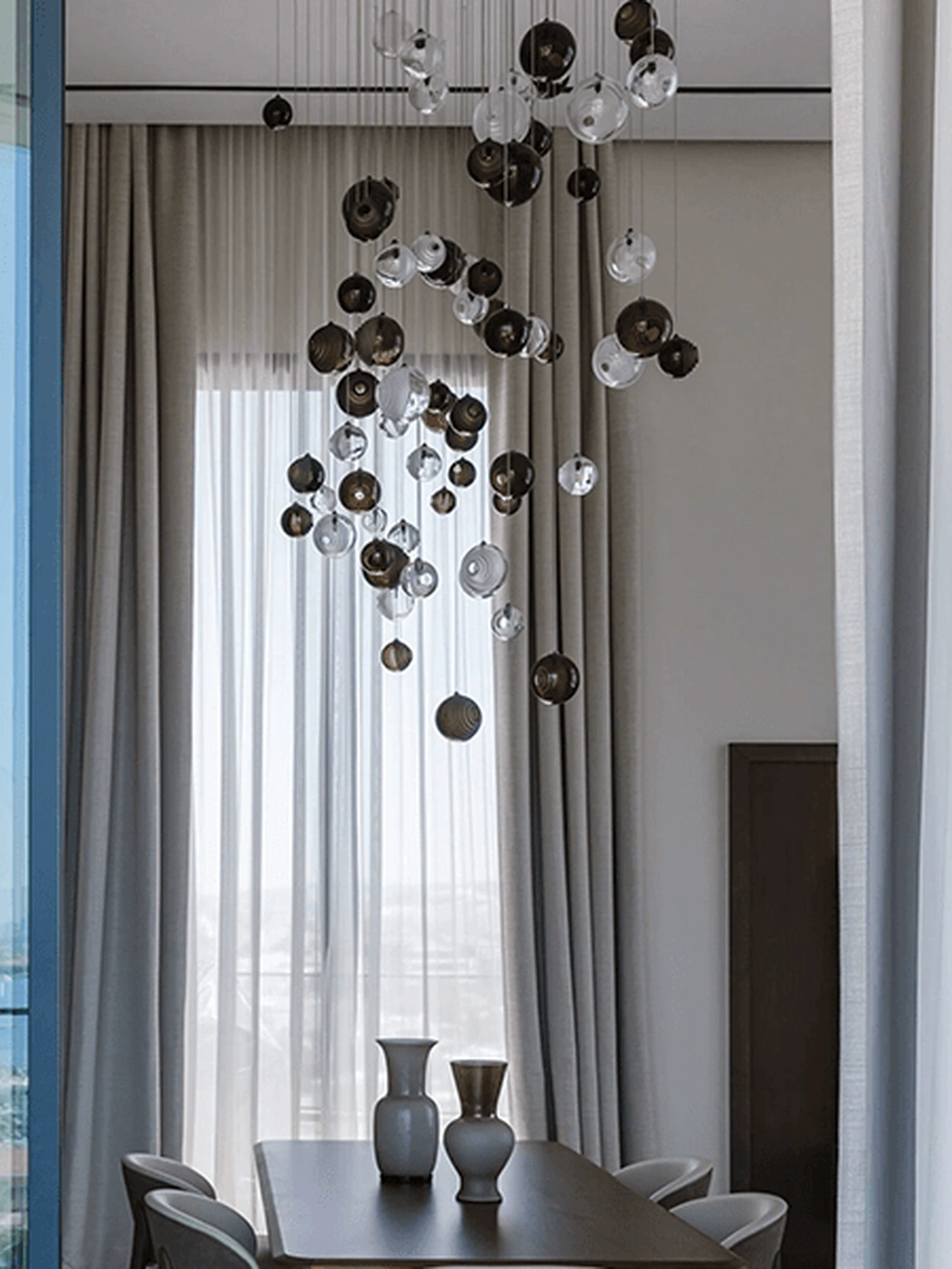 Cosmic Sphere Cascade Chandelier - Image 8