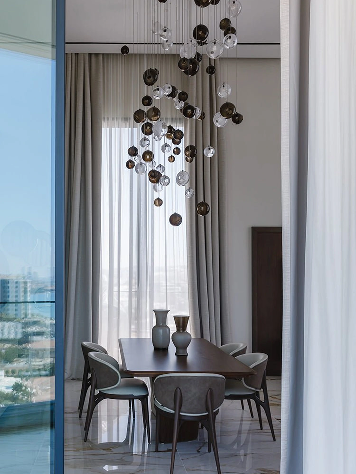 Cosmic Sphere Cascade Chandelier - Image 18