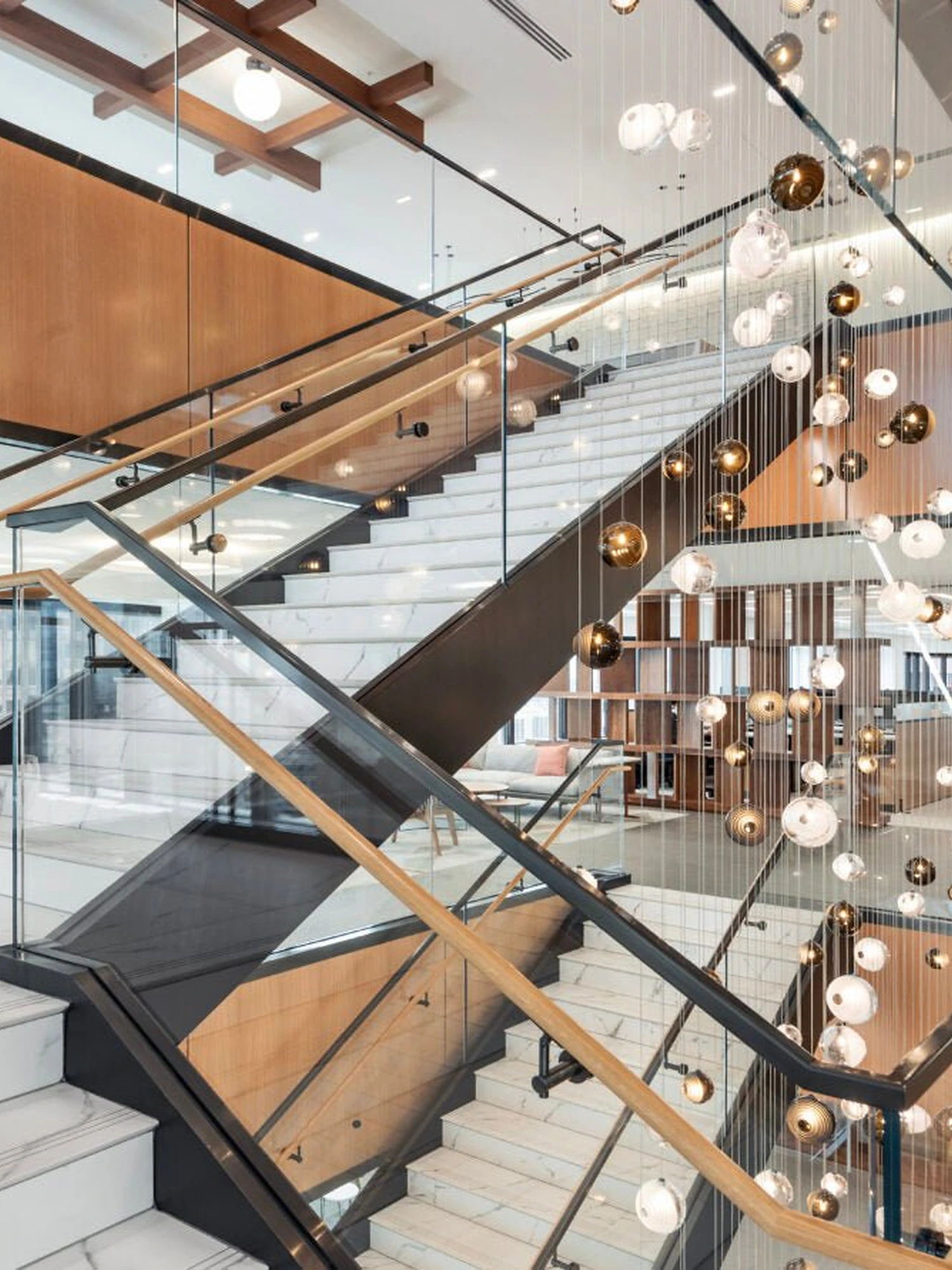 Cosmic Sphere Cascade Chandelier - Image 21
