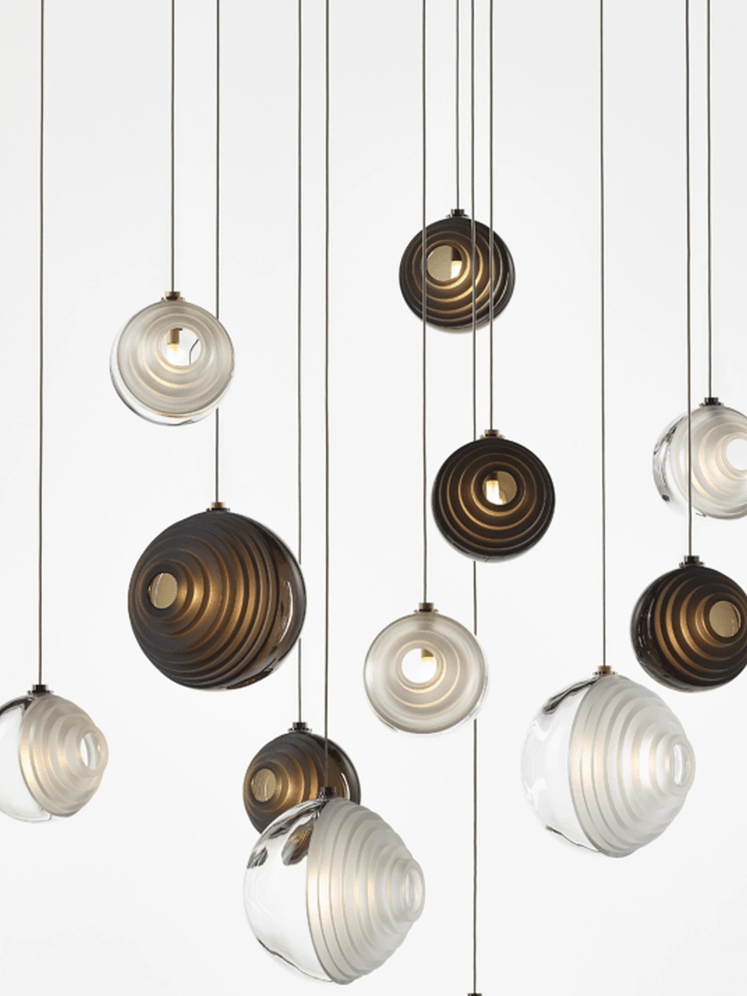 Cosmic Sphere Cascade Chandelier - Image 36