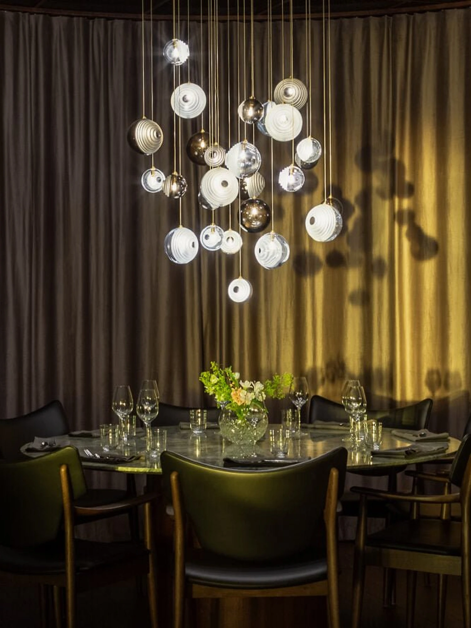 Cosmic Sphere Cascade Chandelier - Image 28