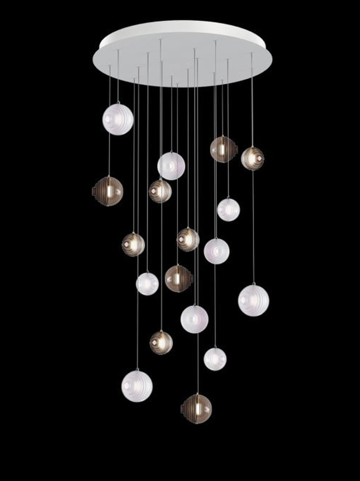 Cosmic Sphere Cascade Chandelier - Image 30