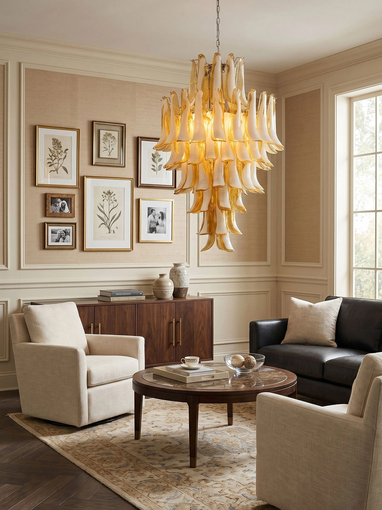 Dravina Glass Petals Pendant Lamp - Image 4