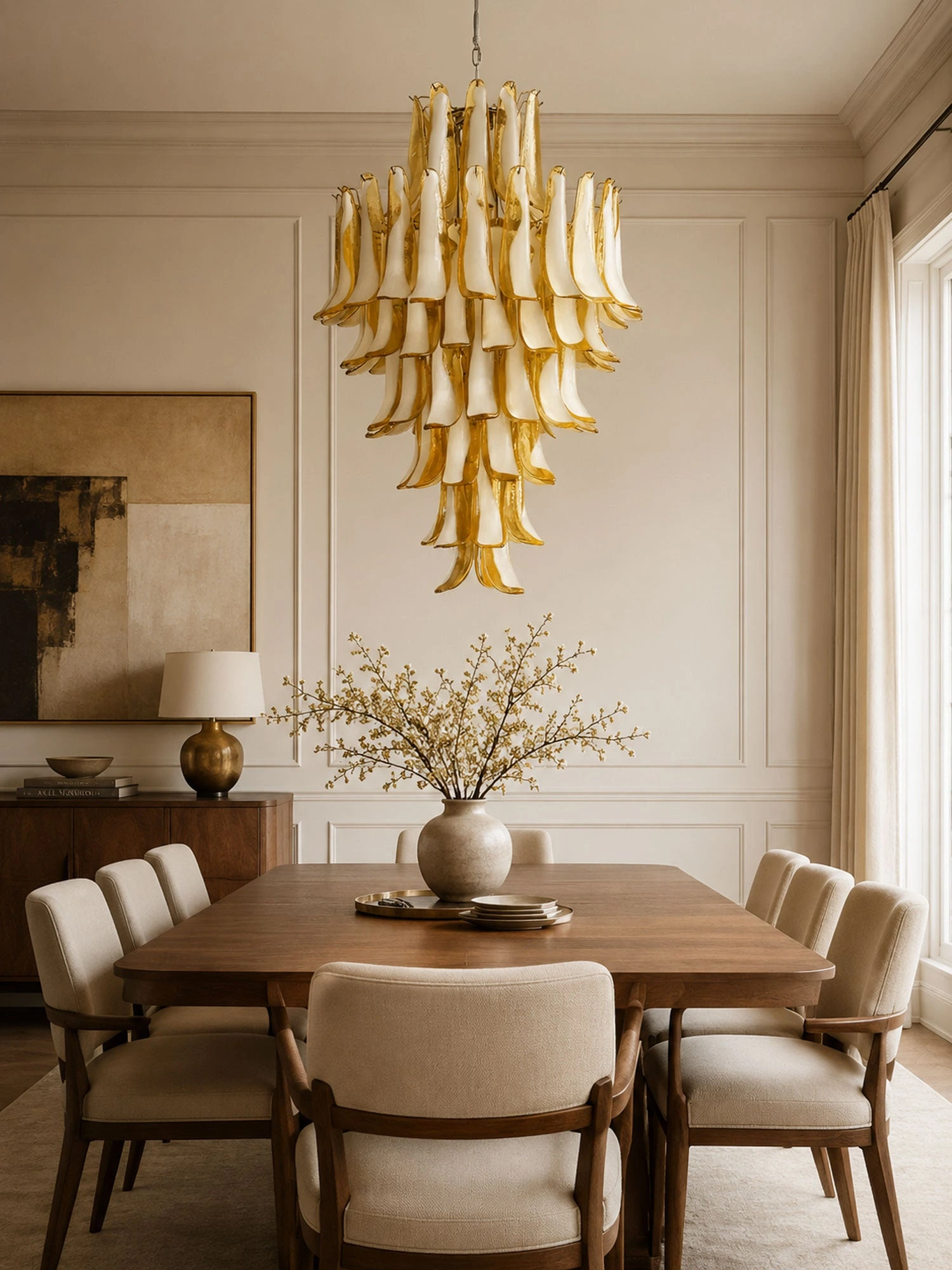 Dravina Glass Petals Pendant Lamp - Image 5