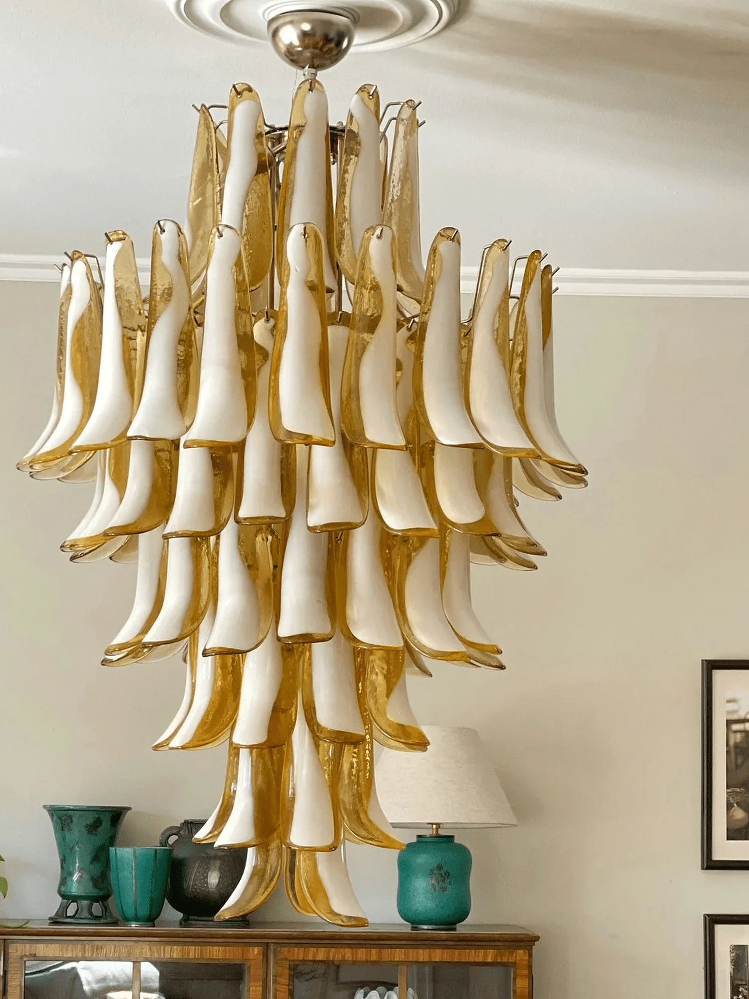 Dravina Glass Petals Pendant Lamp - Image 14