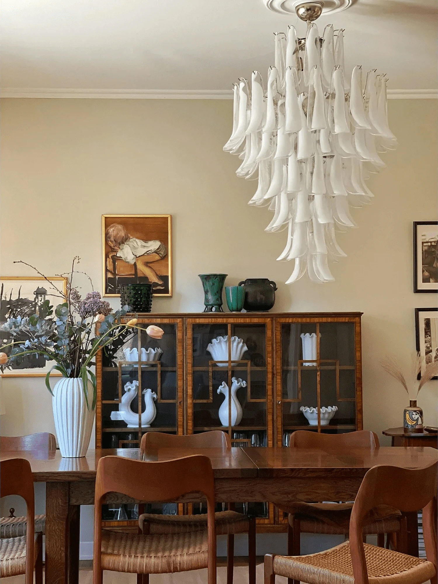 Dravina Glass Petals Pendant Lamp - Image 7