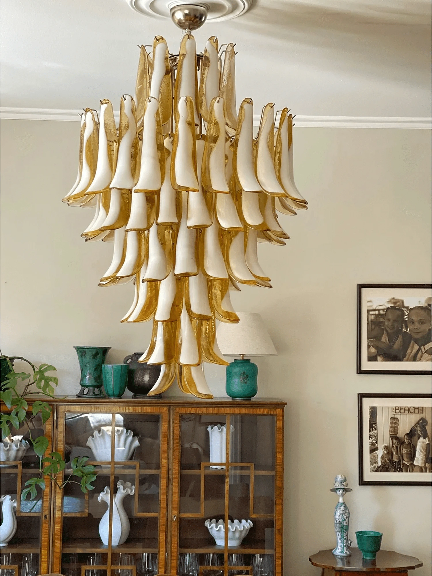 Dravina Glass Petals Pendant Lamp - Image 9
