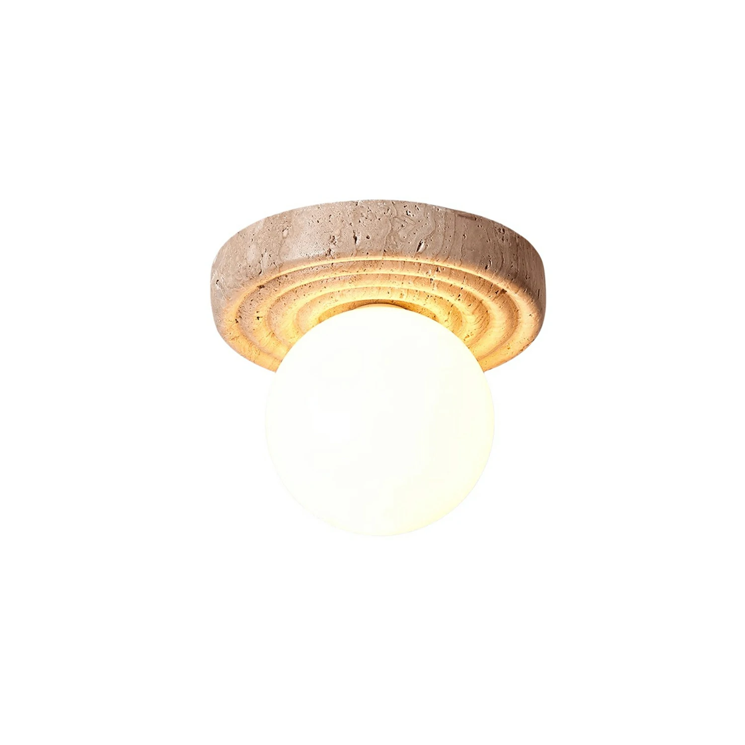 Elira Travertine Ceiling Light
