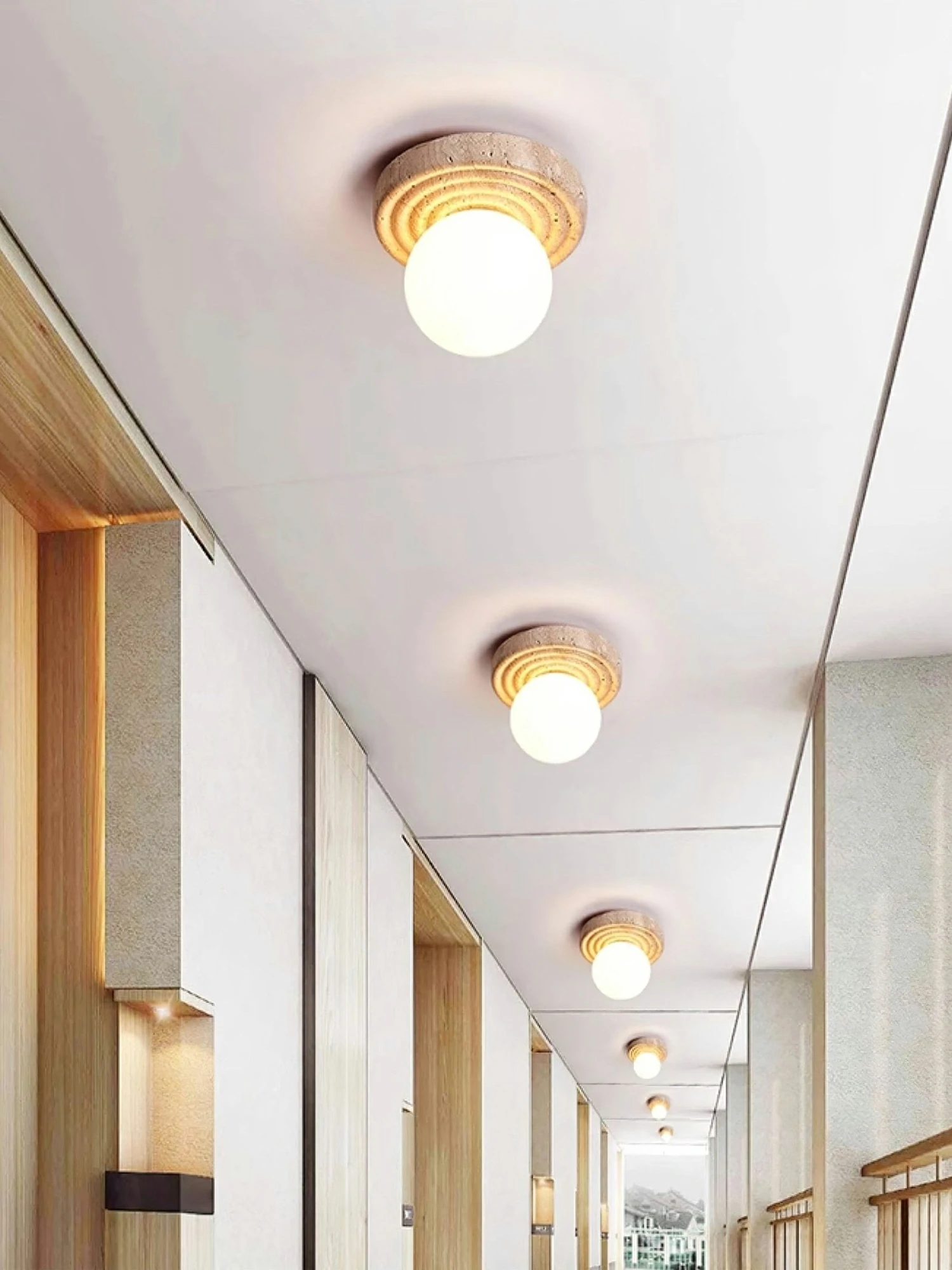 Elira Travertine Ceiling Light - Image 2