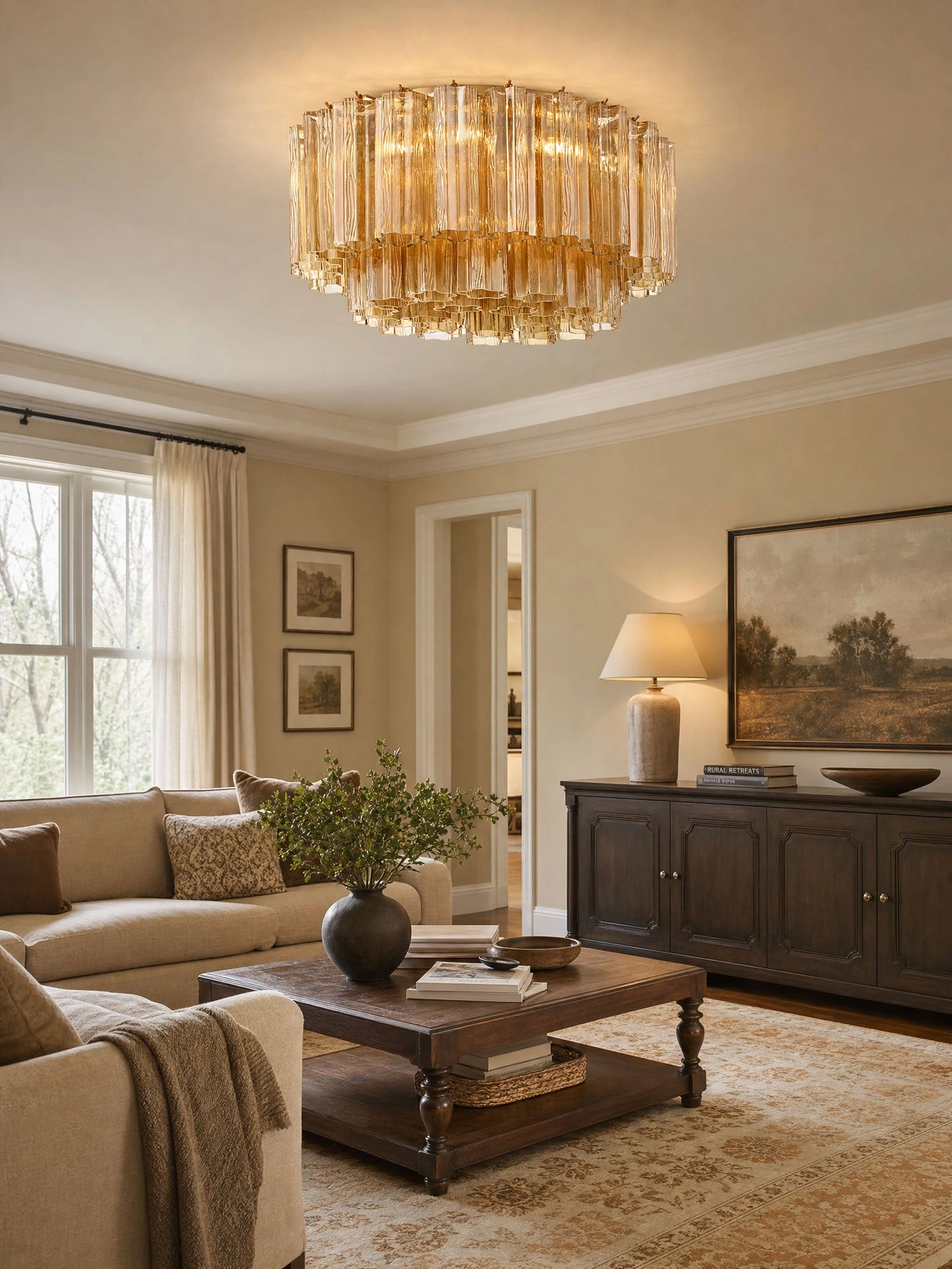 Eloria Glass Ceiling Lamp - Image 2