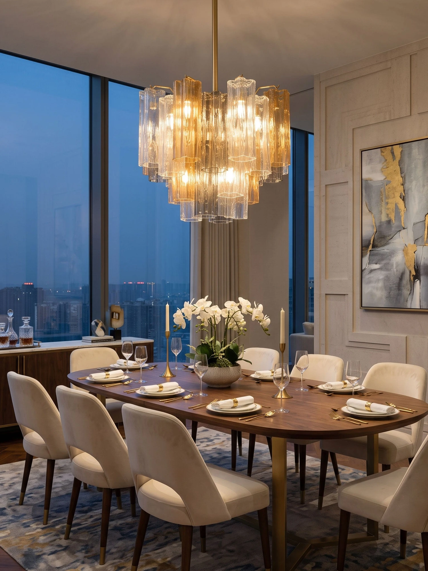 Eloria Murano Glass Chandelier - Image 18