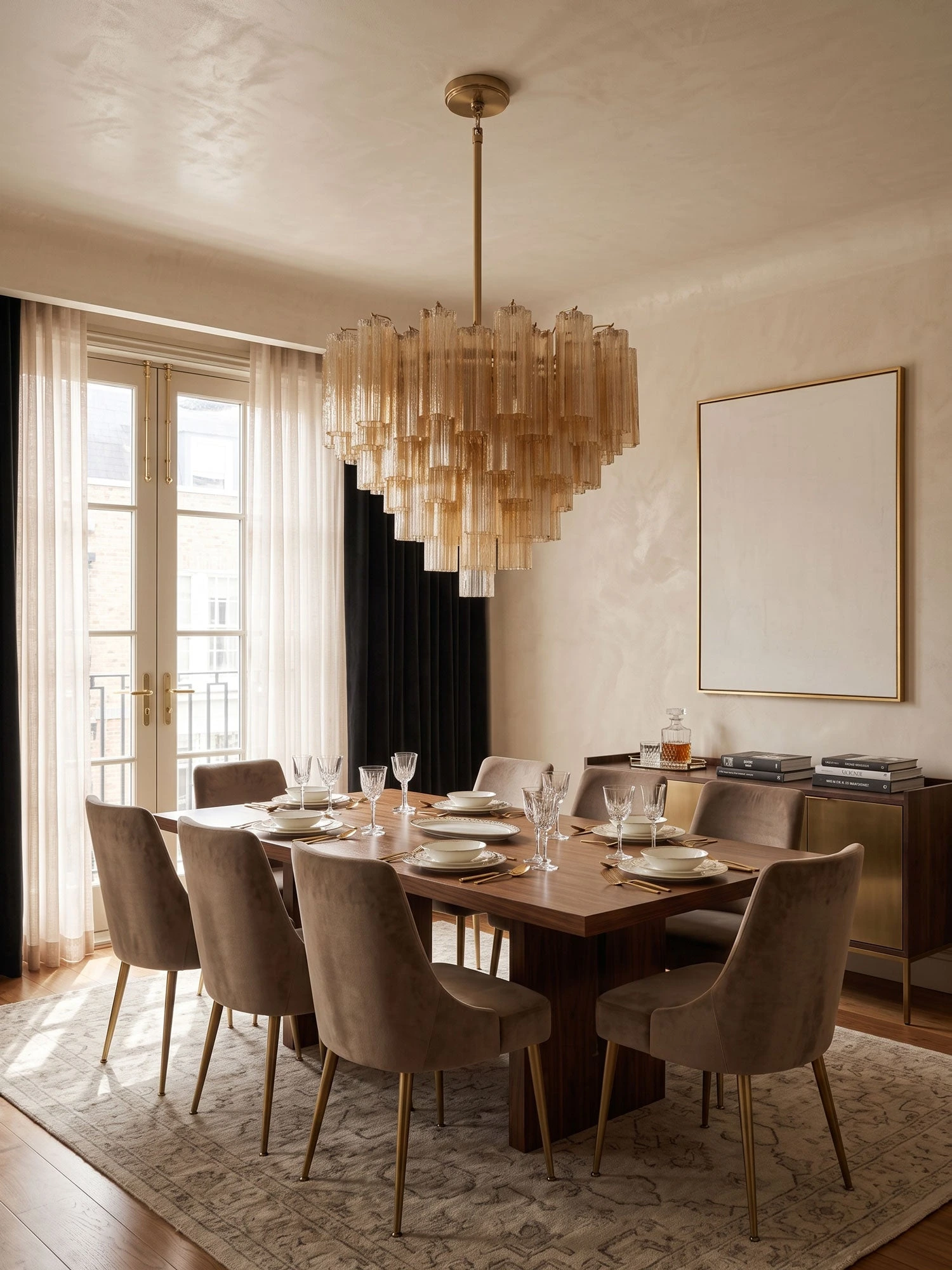 Eloria Murano Glass Chandelier - Image 4